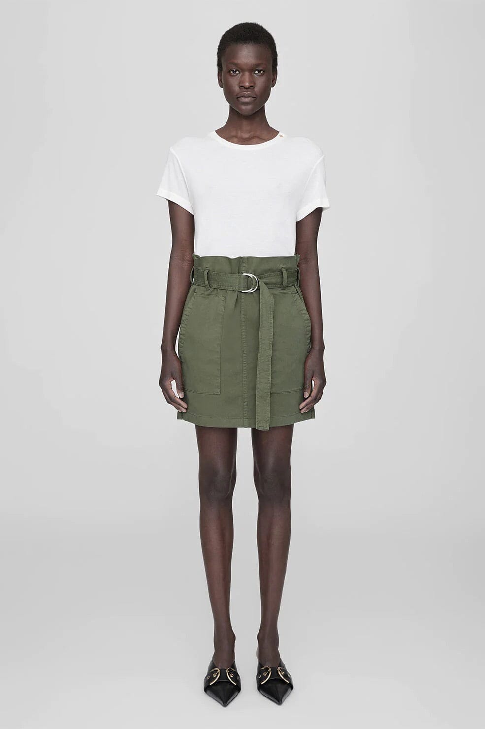 Anine Bing Aveline Skirt Green Skjørt