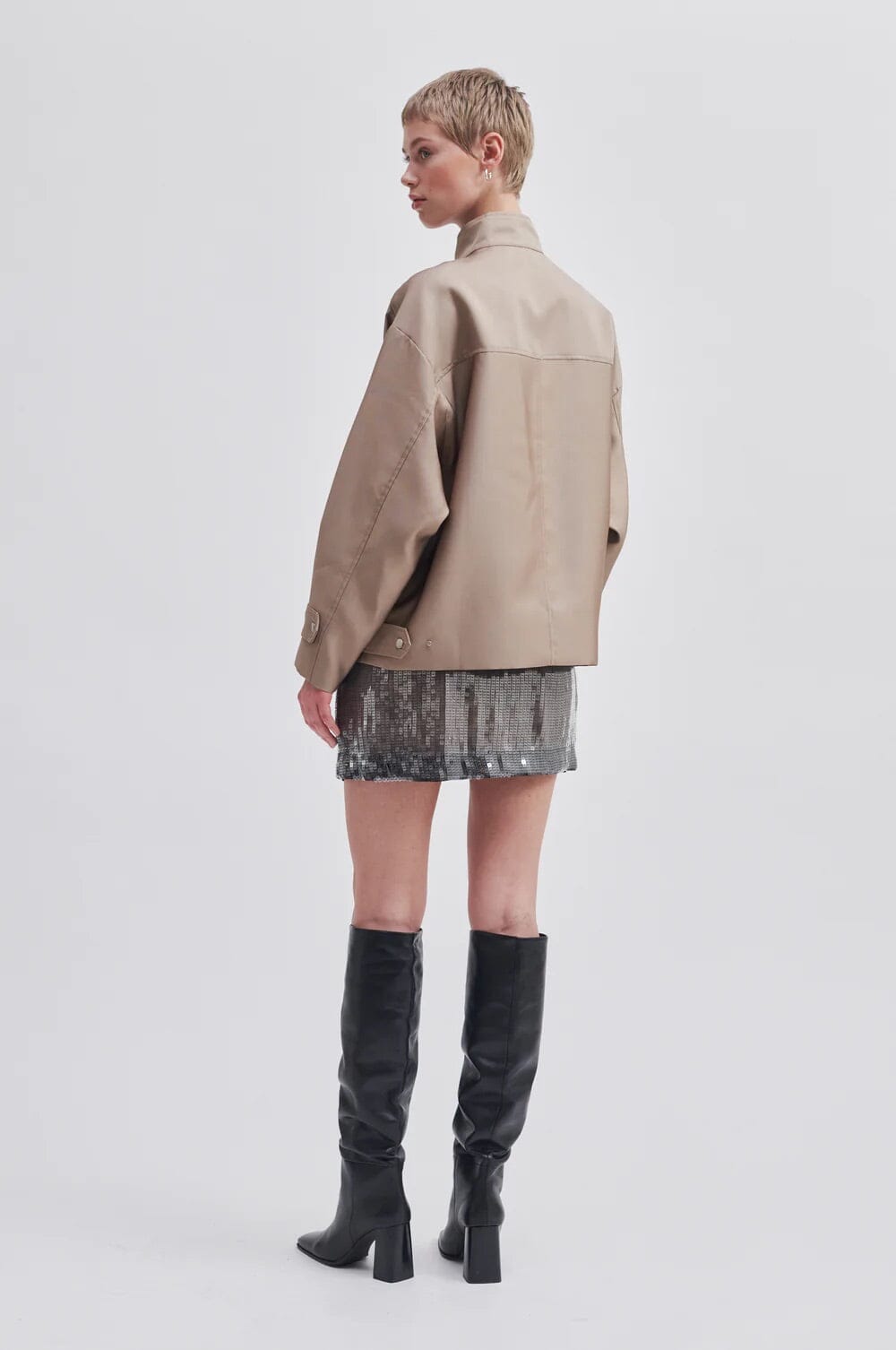 Second Female Posh Skirt Woodland Gray Skjørt