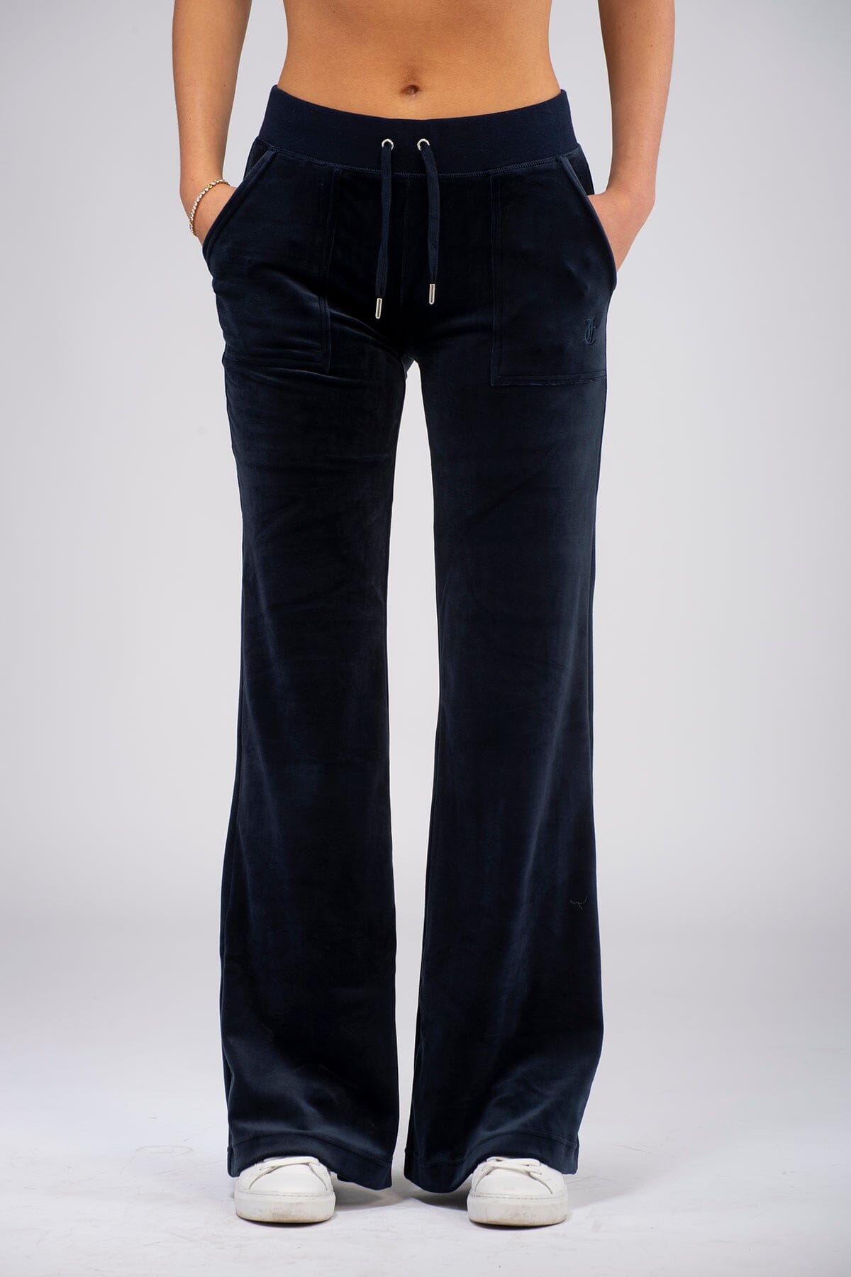 Juicy Couture Layla Low Rise Flare Pocketed Night Sky Bukse