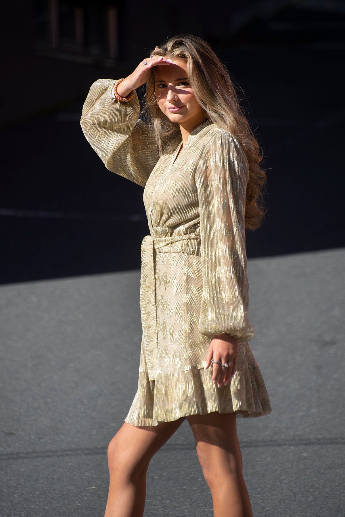 Love Lolita Inez Dress Gold Kjole