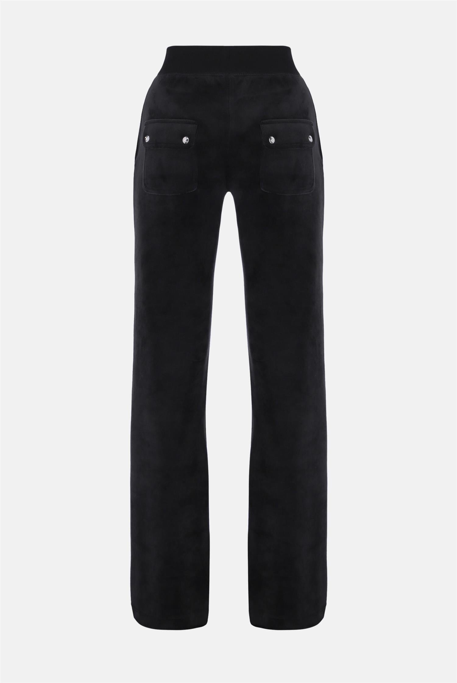 Juicy Couture Layla Low Rise Flare Pocketed Black Bukse