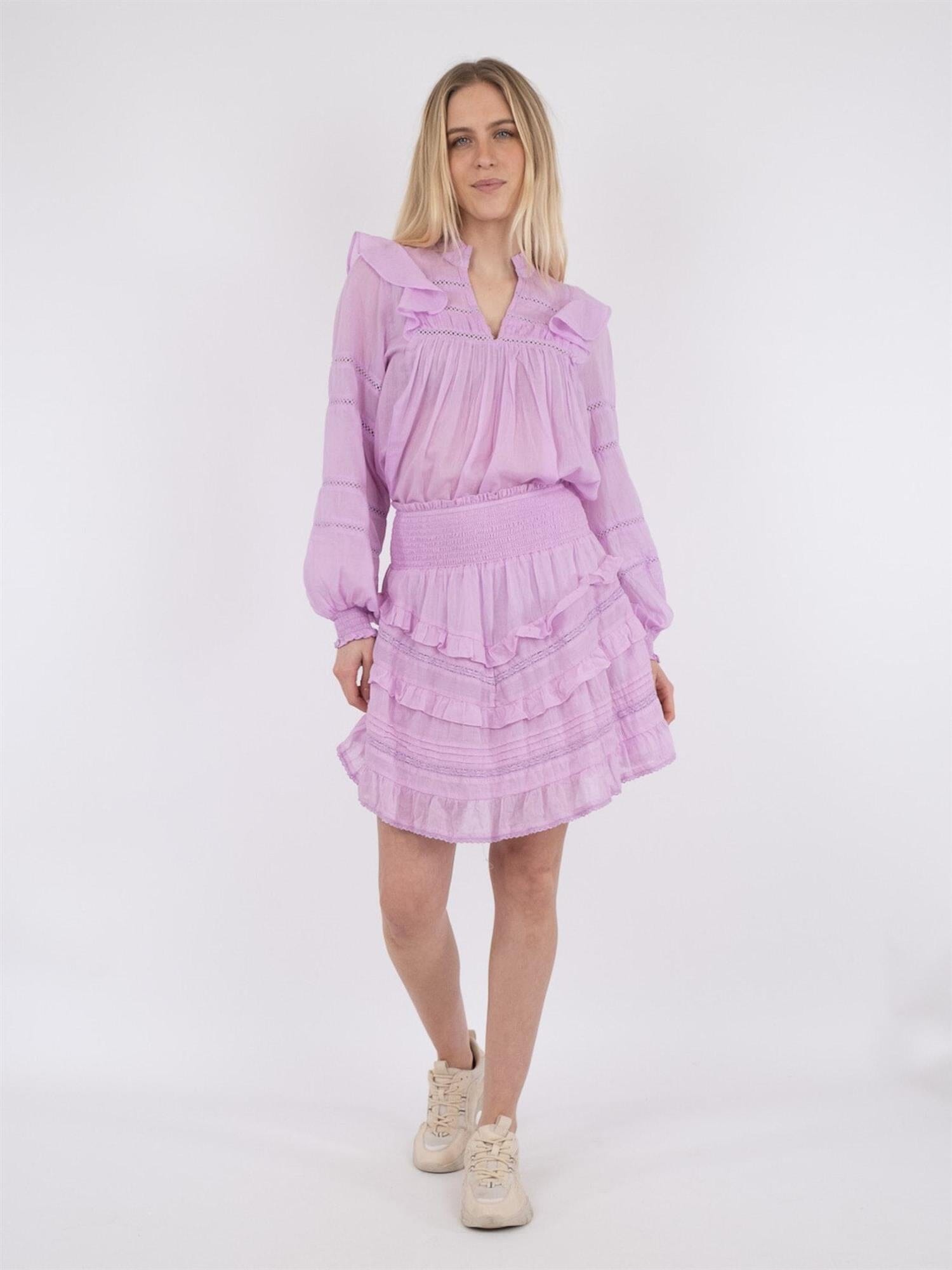 Neo Noir Donna S Voile Skirt Rose Skjørt