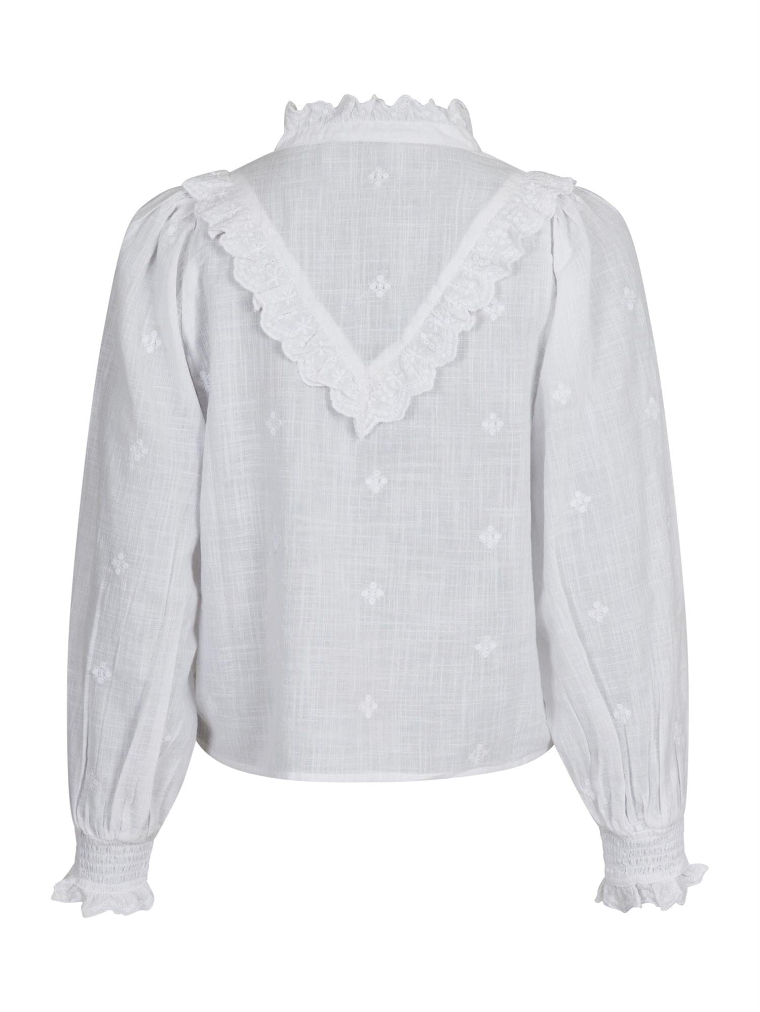 Neo Noir Degas Blouse White Bluse
