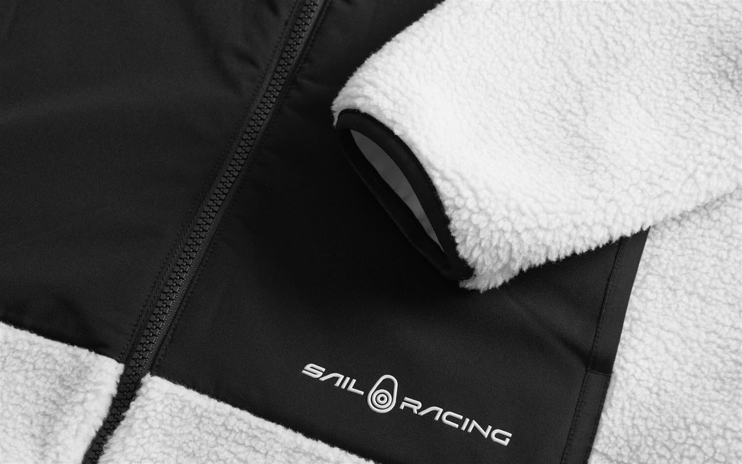 Sail Racing Gale Pile Zip Jacket Storm White Ytterplagg