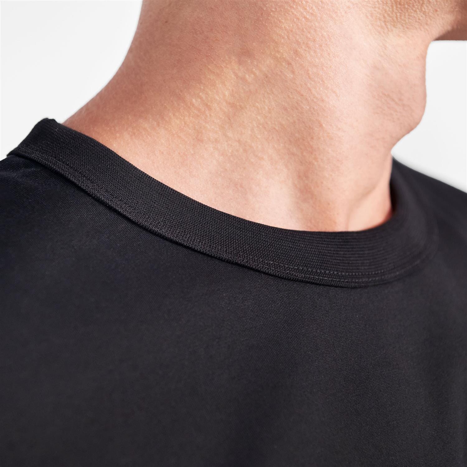 Bread and Boxers Crew Neck Pima Black T-shirt