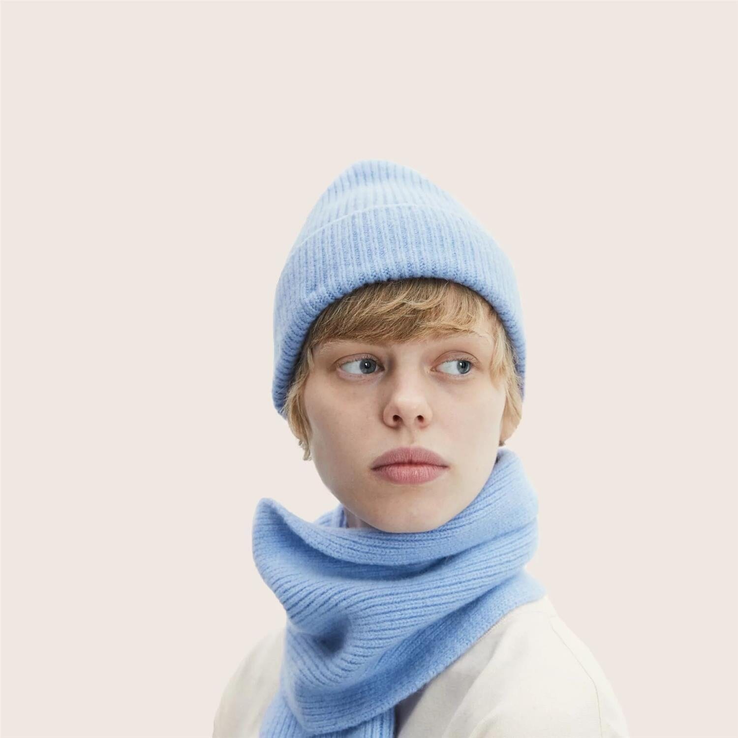 Le Bonnet Beanie Light Blue Sky Hodeplagg
