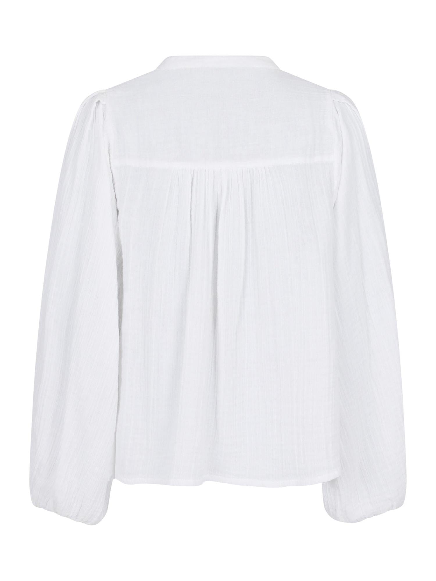 Neo Noir Mimmi Gauze Blouse White Bluse
