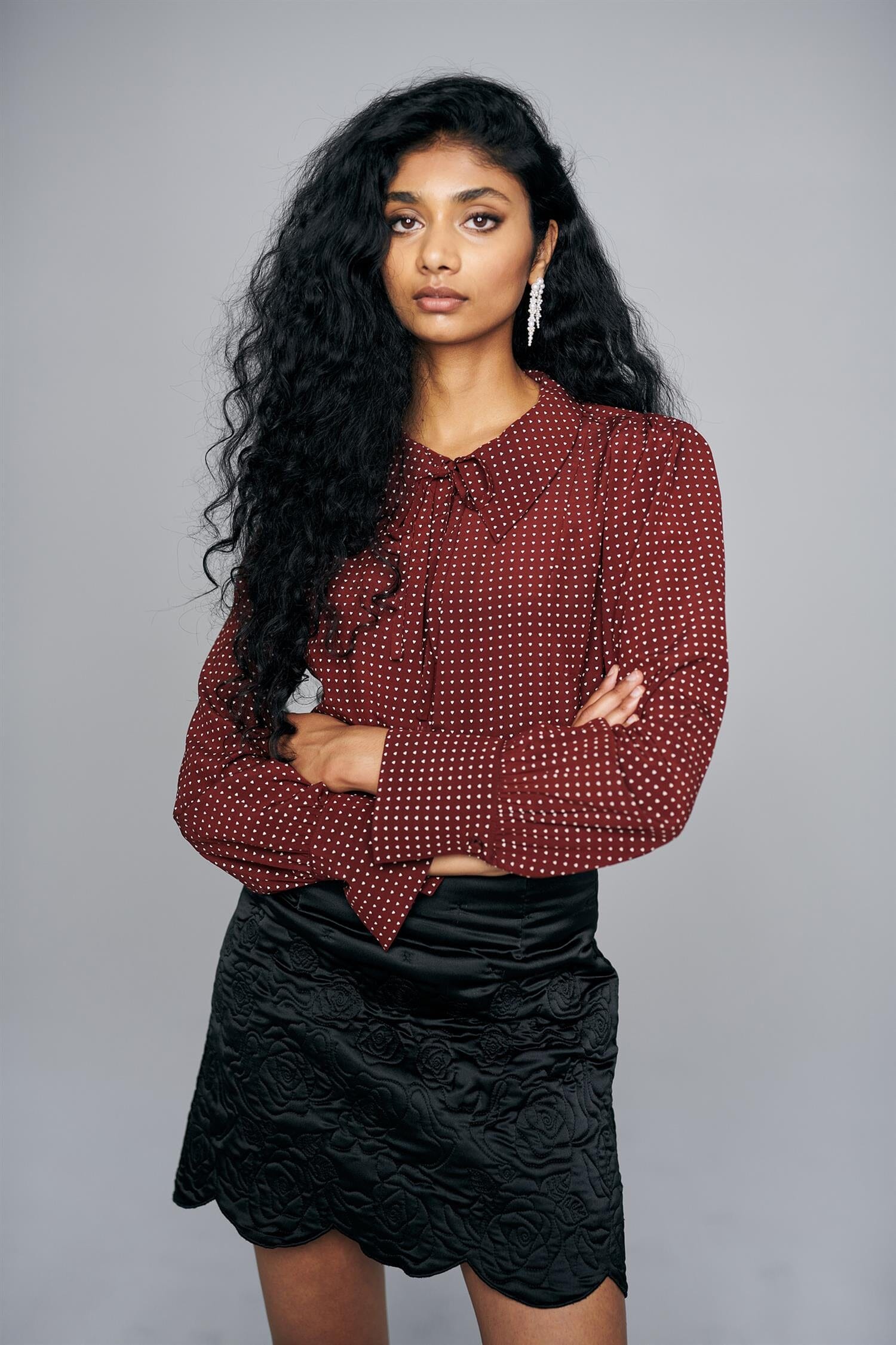 Pia Tjelta Melanie Coeur Burgundy Bluse