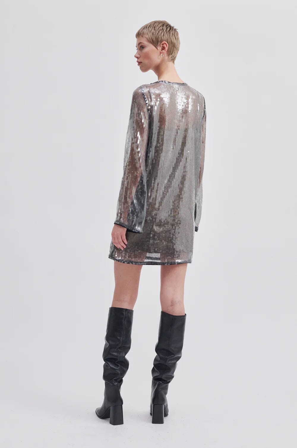 Second Female Posh Dress Woodland Gray Kjole