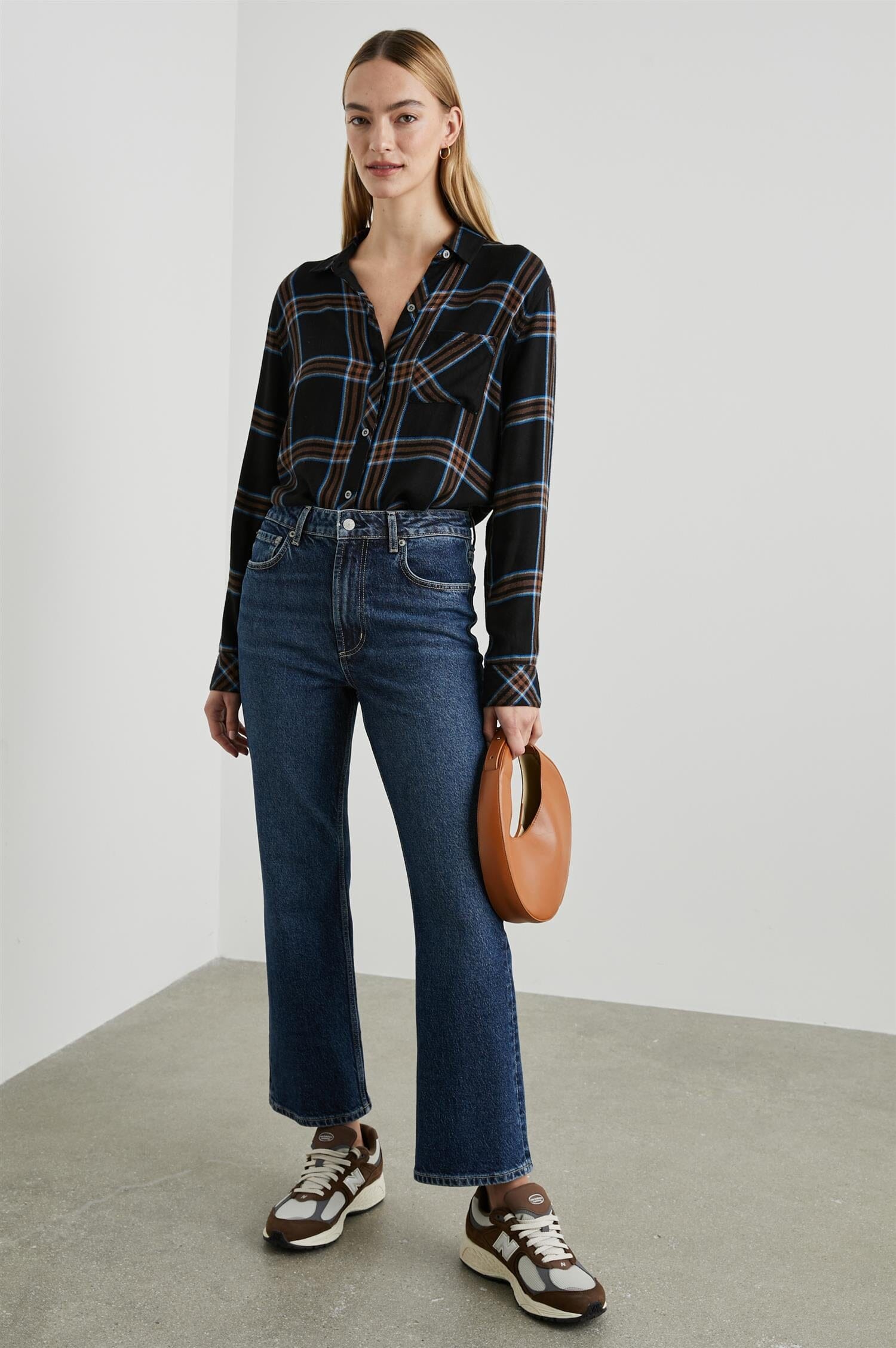 Rails Hunter Cobalt Chestnut Skjorte