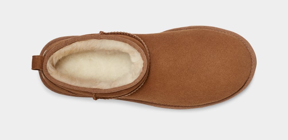 UGG Classic Ultra Mini Chestnut Sko