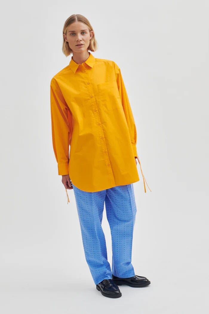 Second Female Alulin Oversize Shirt Apricot Skjorte
