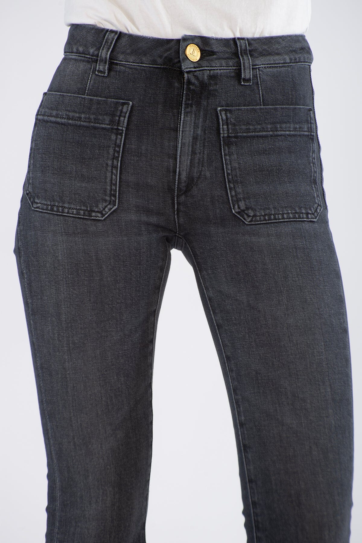 Seafarer Delphine Black Denim Bukse