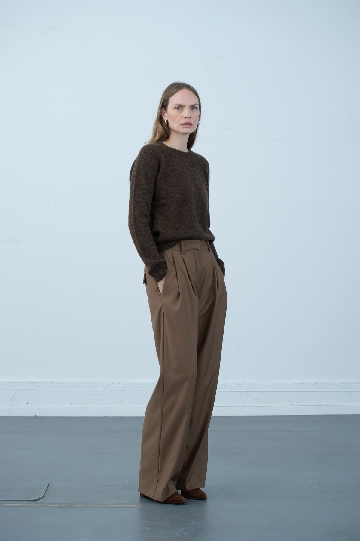 ArnieSays: Fiona Dk Brown Melange Genser
