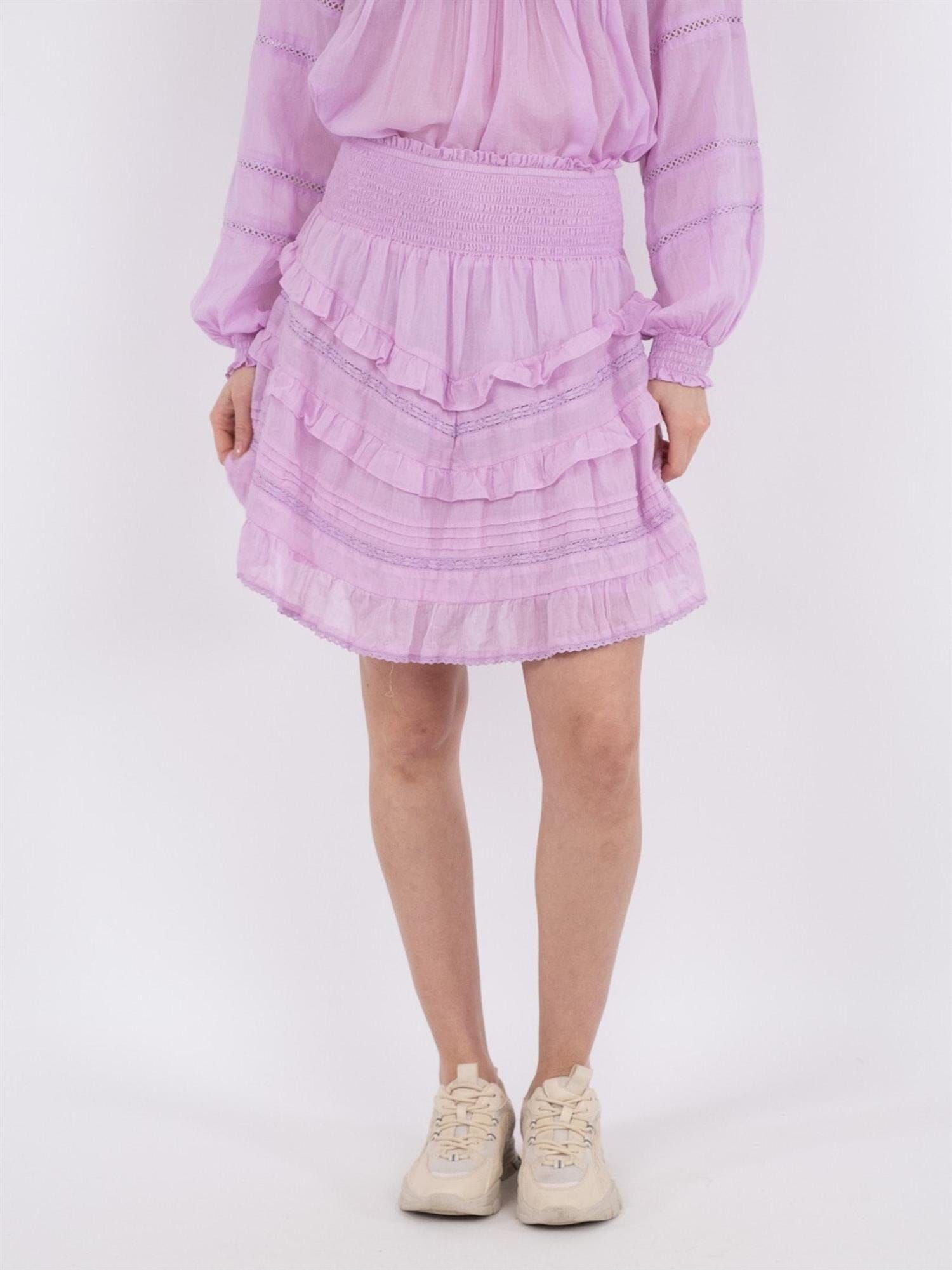Neo Noir Donna S Voile Skirt Rose Skjørt