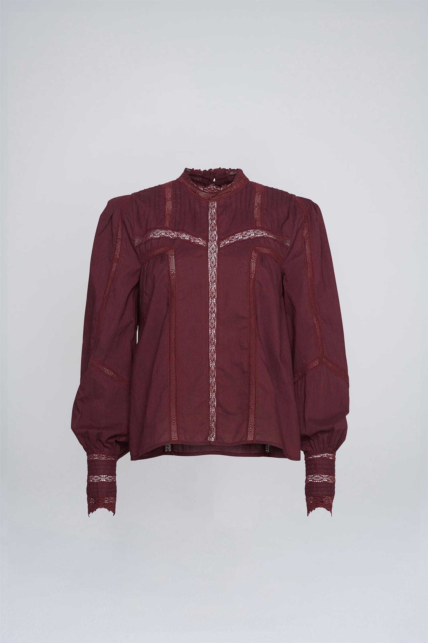 Pia Tjelta Phoebe Blouse Burgundy Bluse
