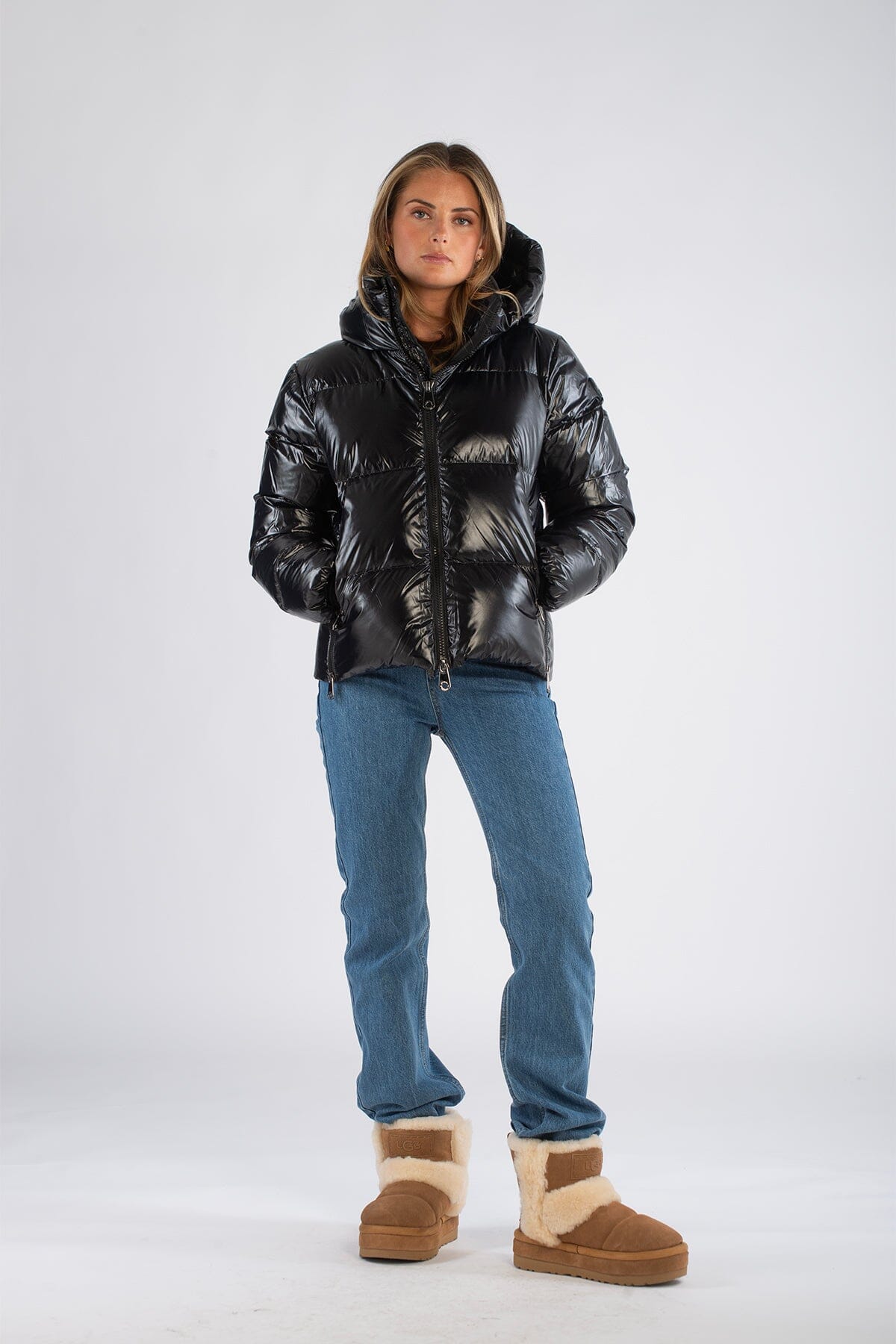 Monel Val Cenis Short Black Metallic Ytterplagg