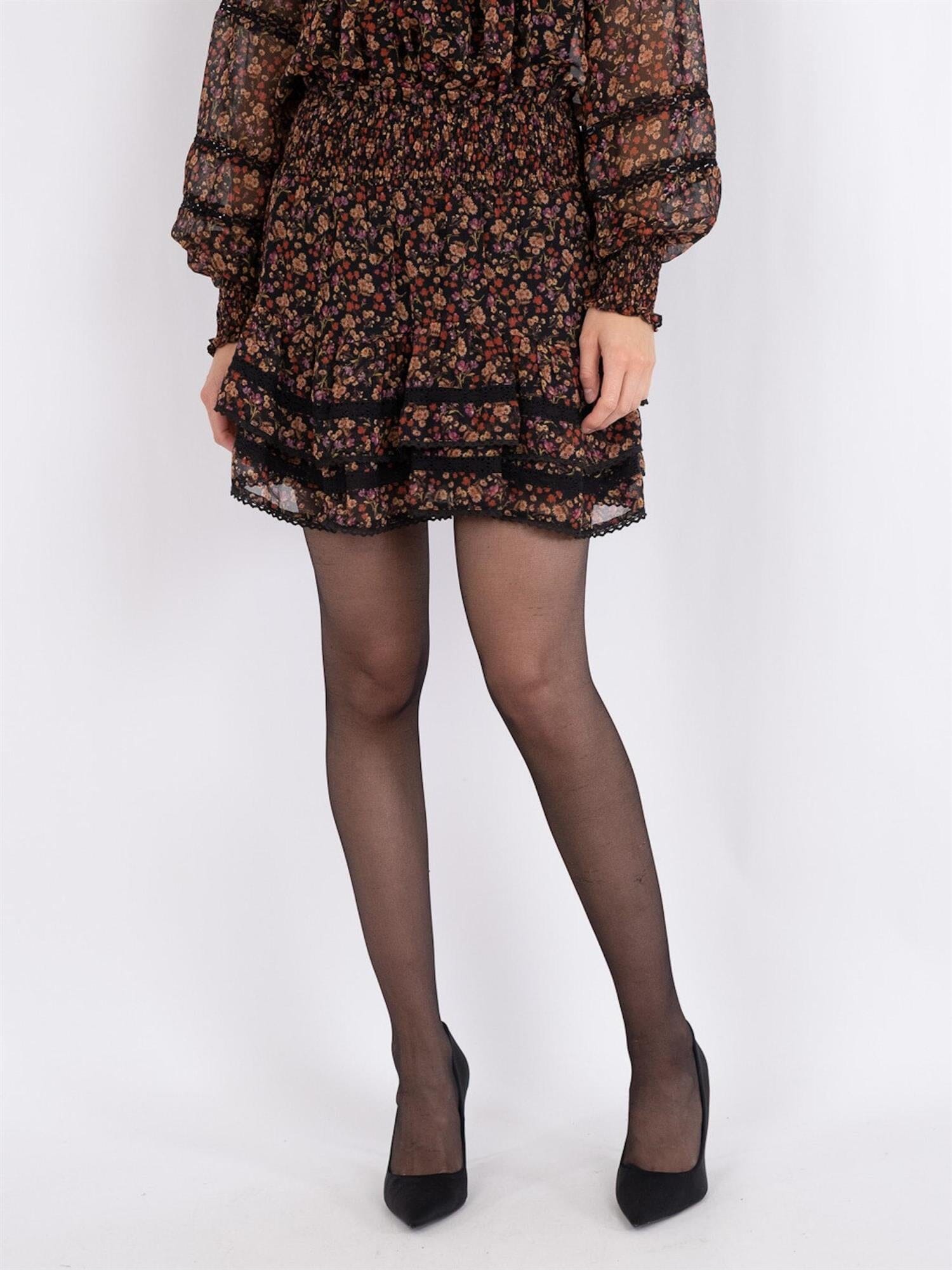 Neo Noir Marna Garden Skirt Black Skjørt
