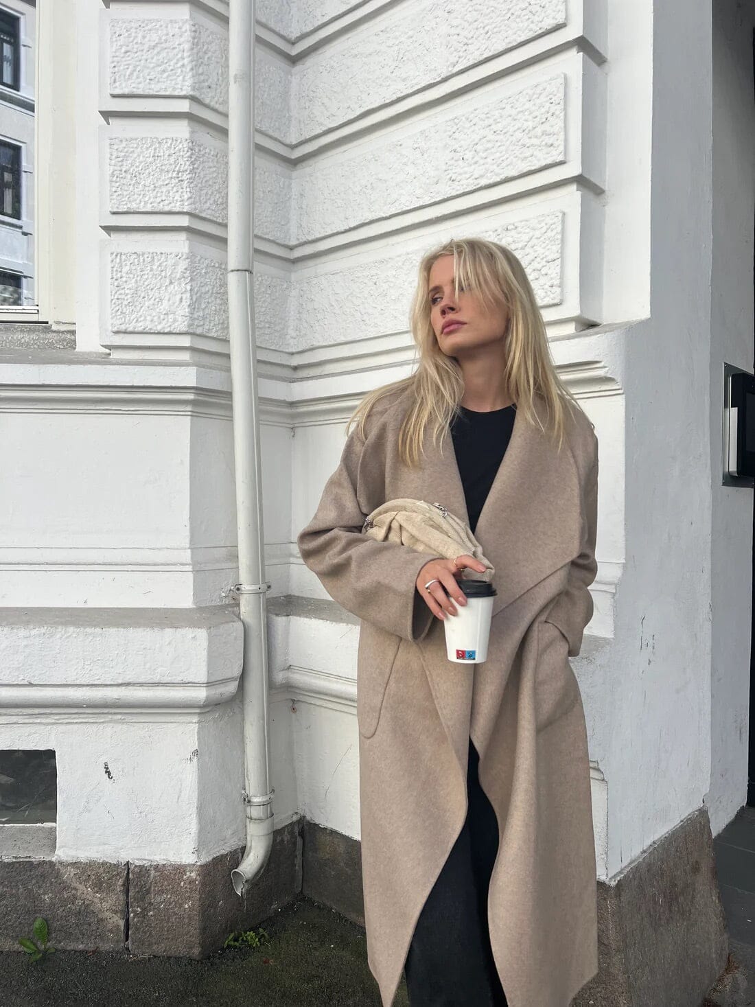 Clermonte Ana Coat Sand Ytterplagg