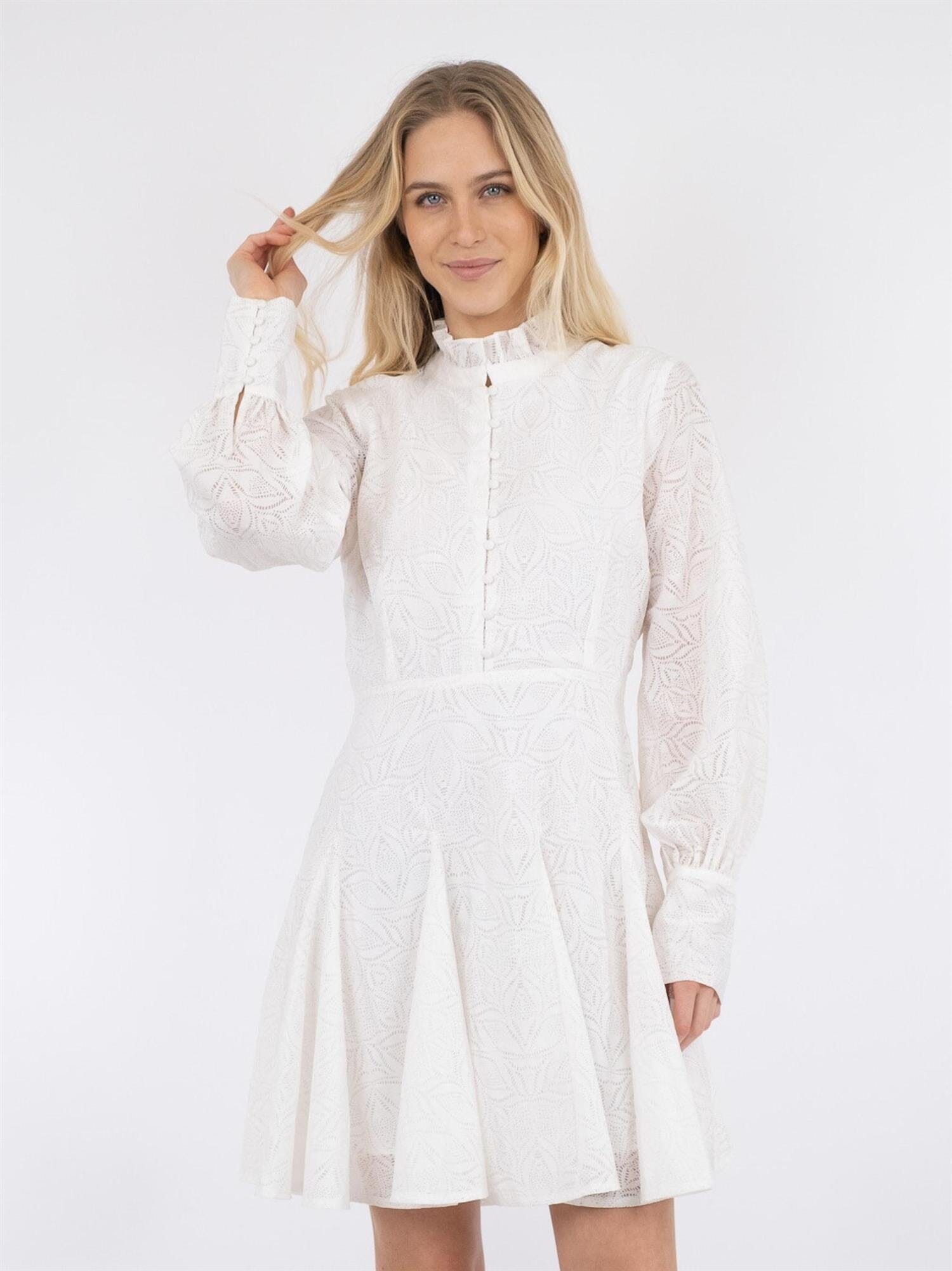 Neo Noir Florence Dress White Kjole