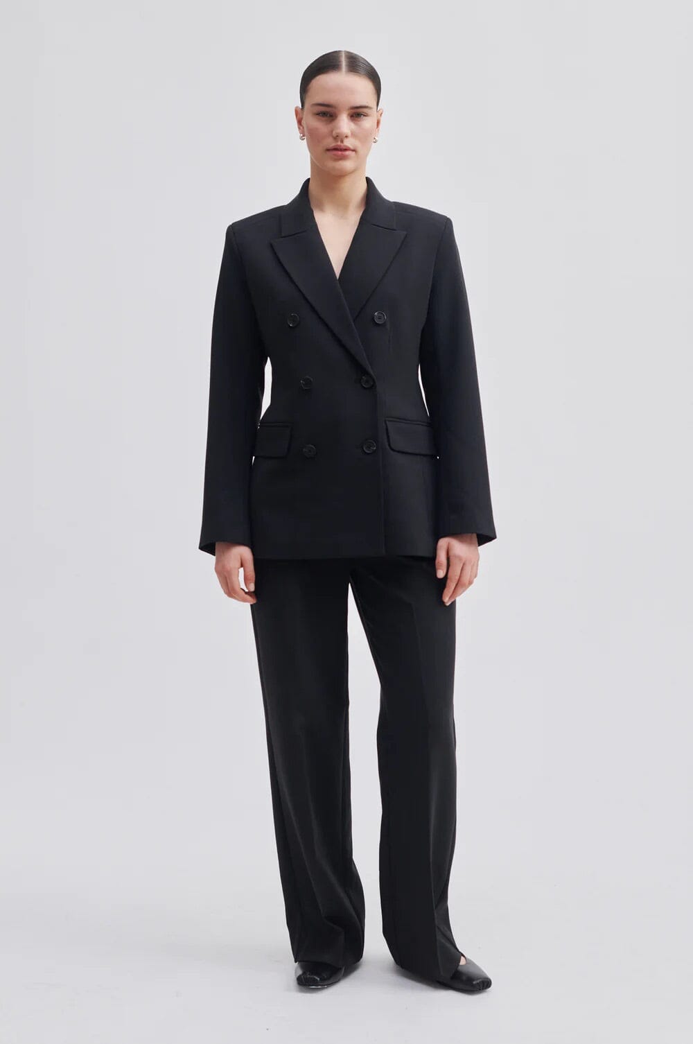 Second Female Evie Fitted Blazer Black Jakke