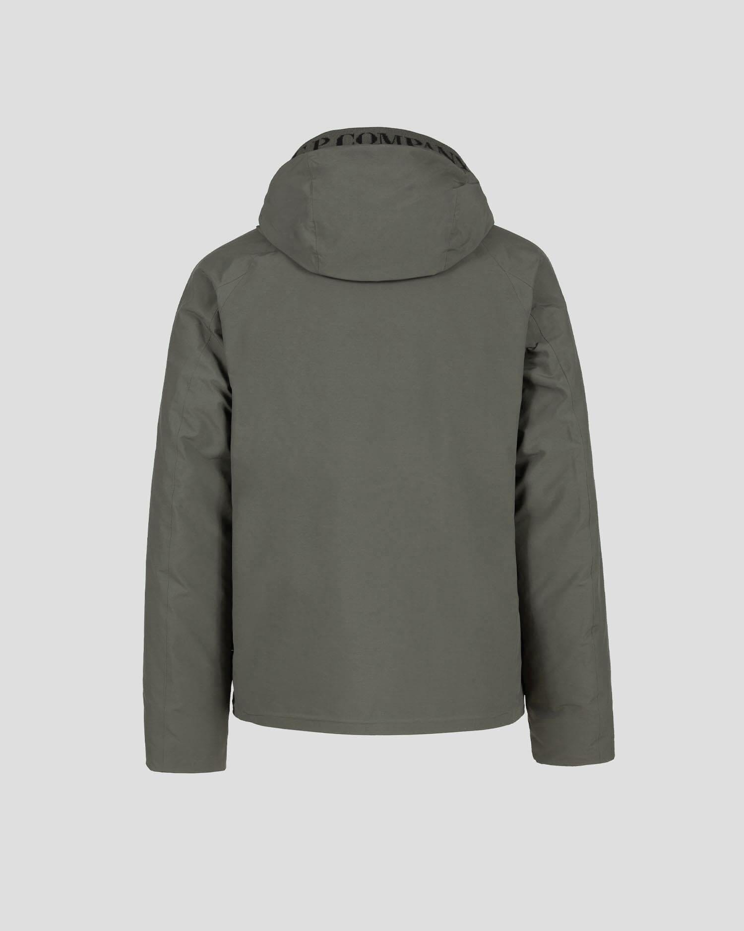 CP Company Micro-M (R) Hooded Down Jacket Olive Night Ytterplagg