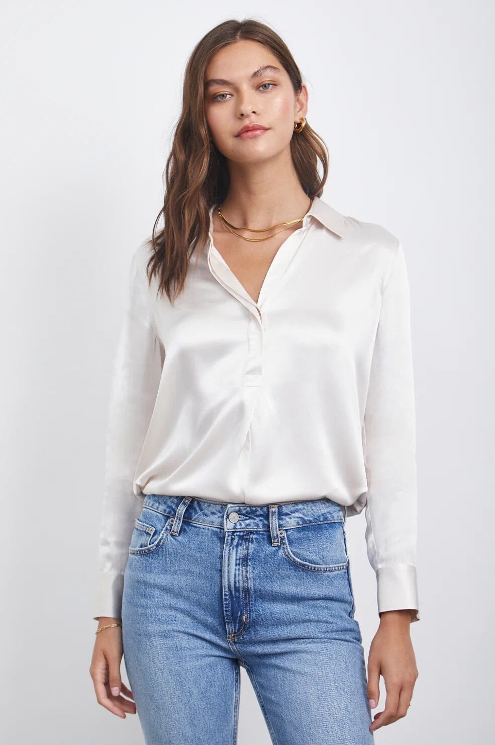 Rails Nissa Ivory Skjorte
