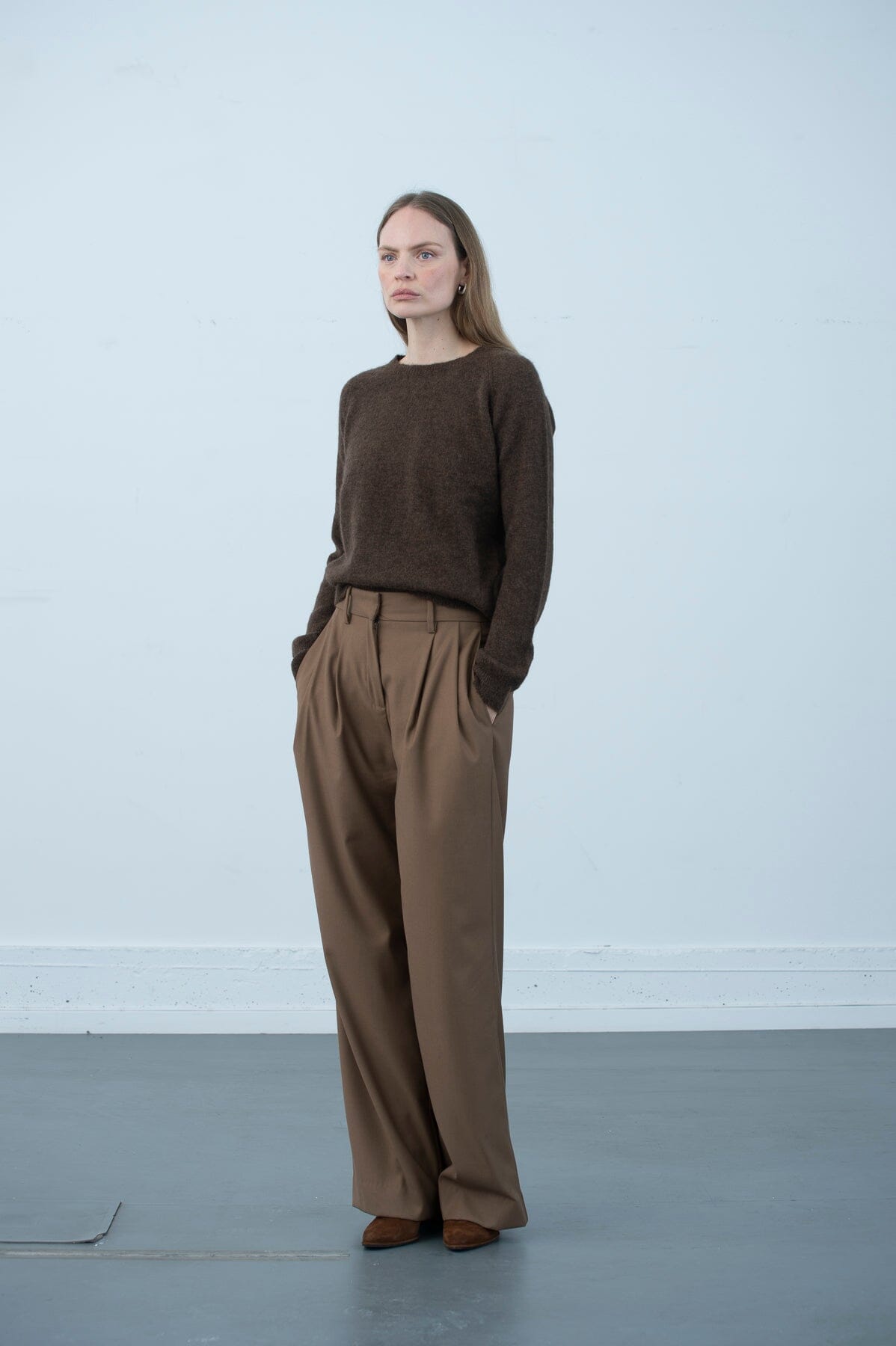 ArnieSays: Fiona Dk Brown Melange Genser