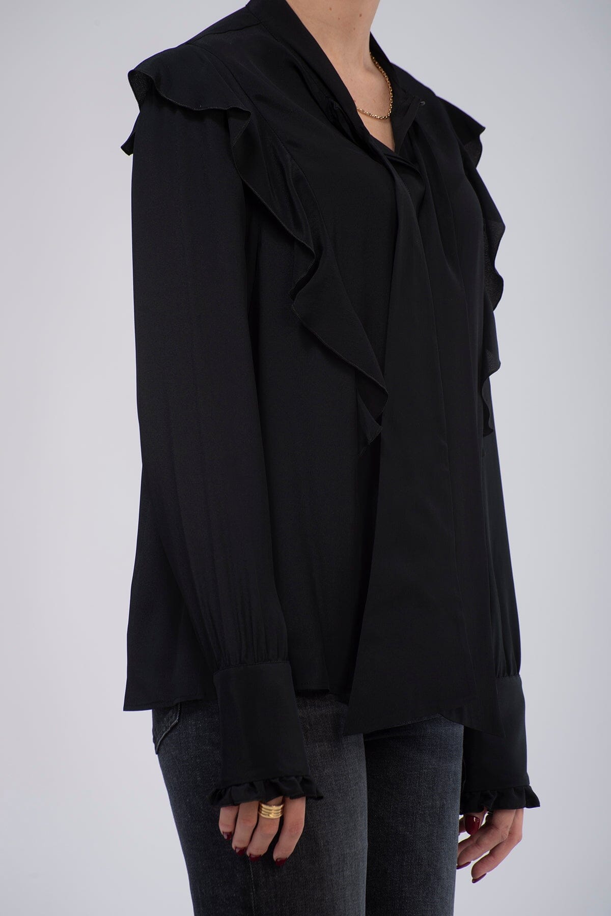 Dondup Dame Camicia Black Skjorte