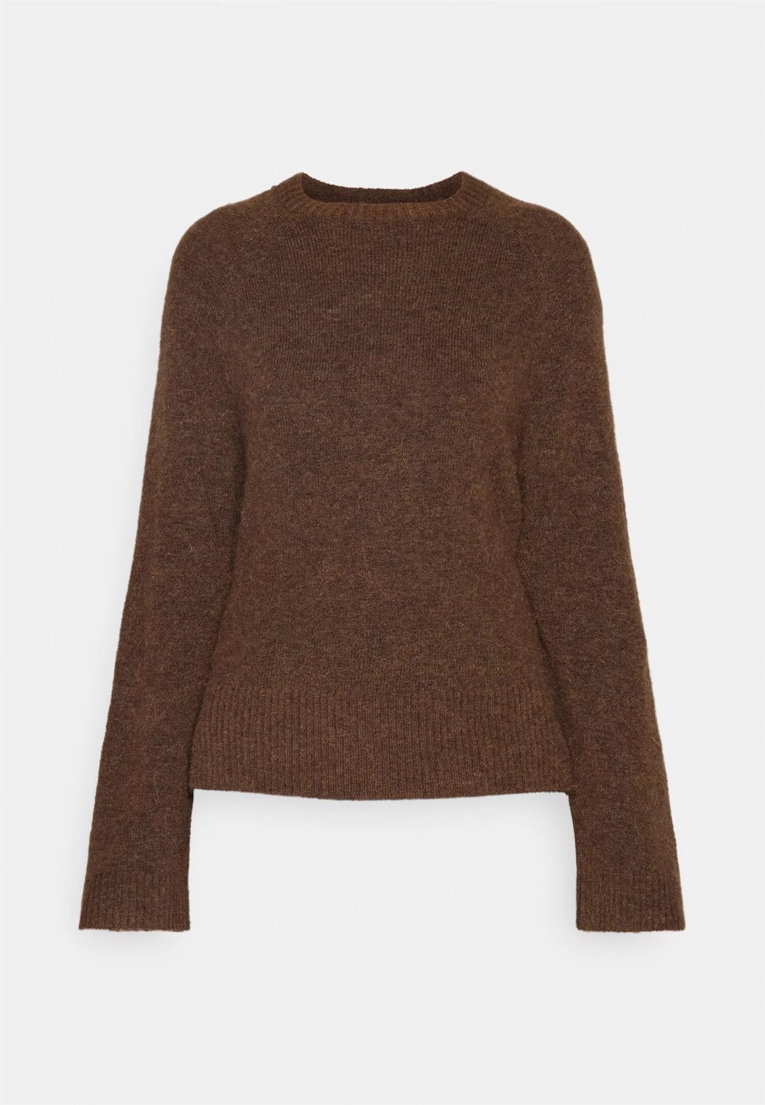 Moss Copenhagen Ceara Hope Raglan Pullover Cocoa Genser