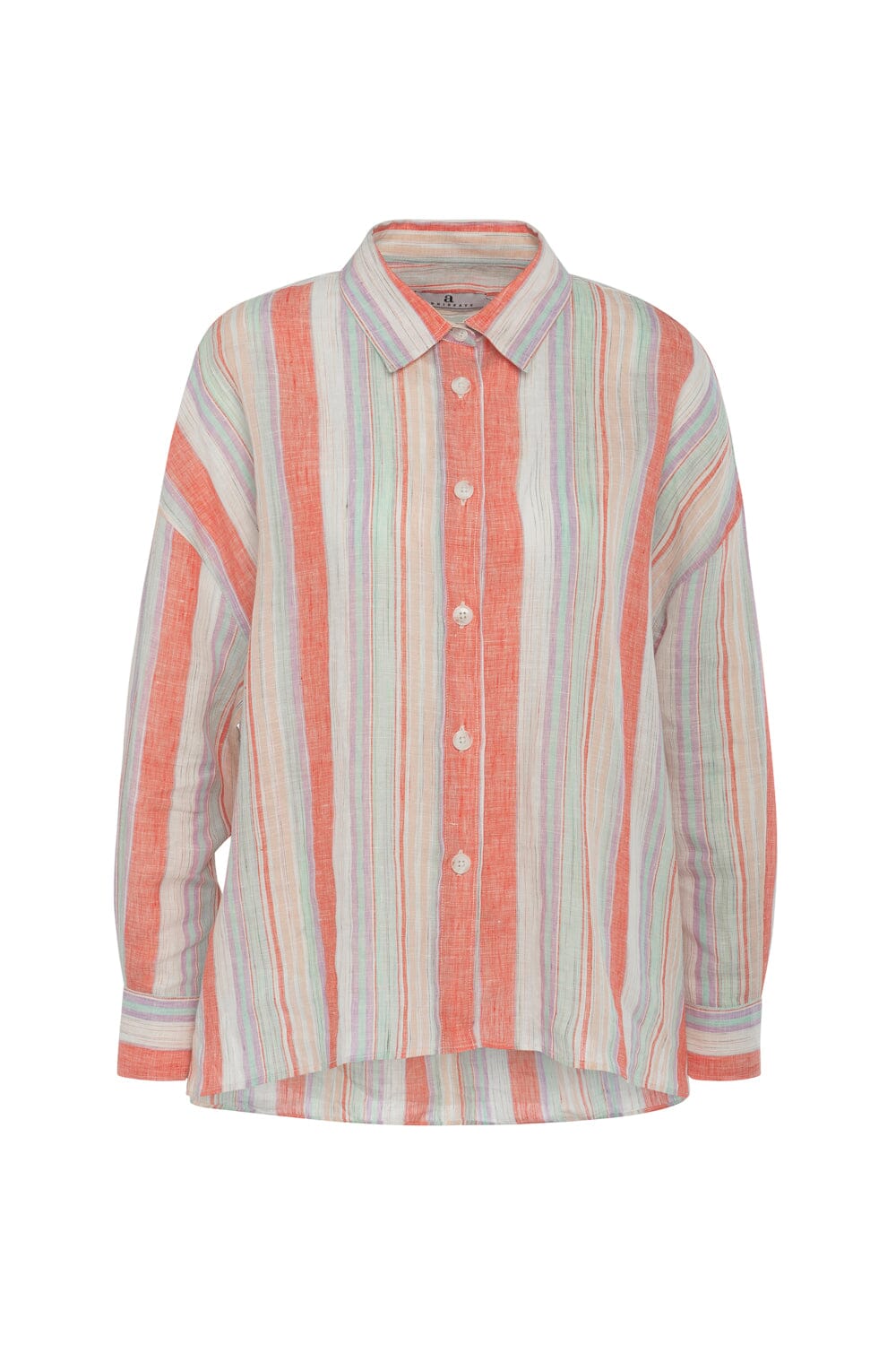 ArnieSays: Campbell Linen Multi Red Combo Skjorte