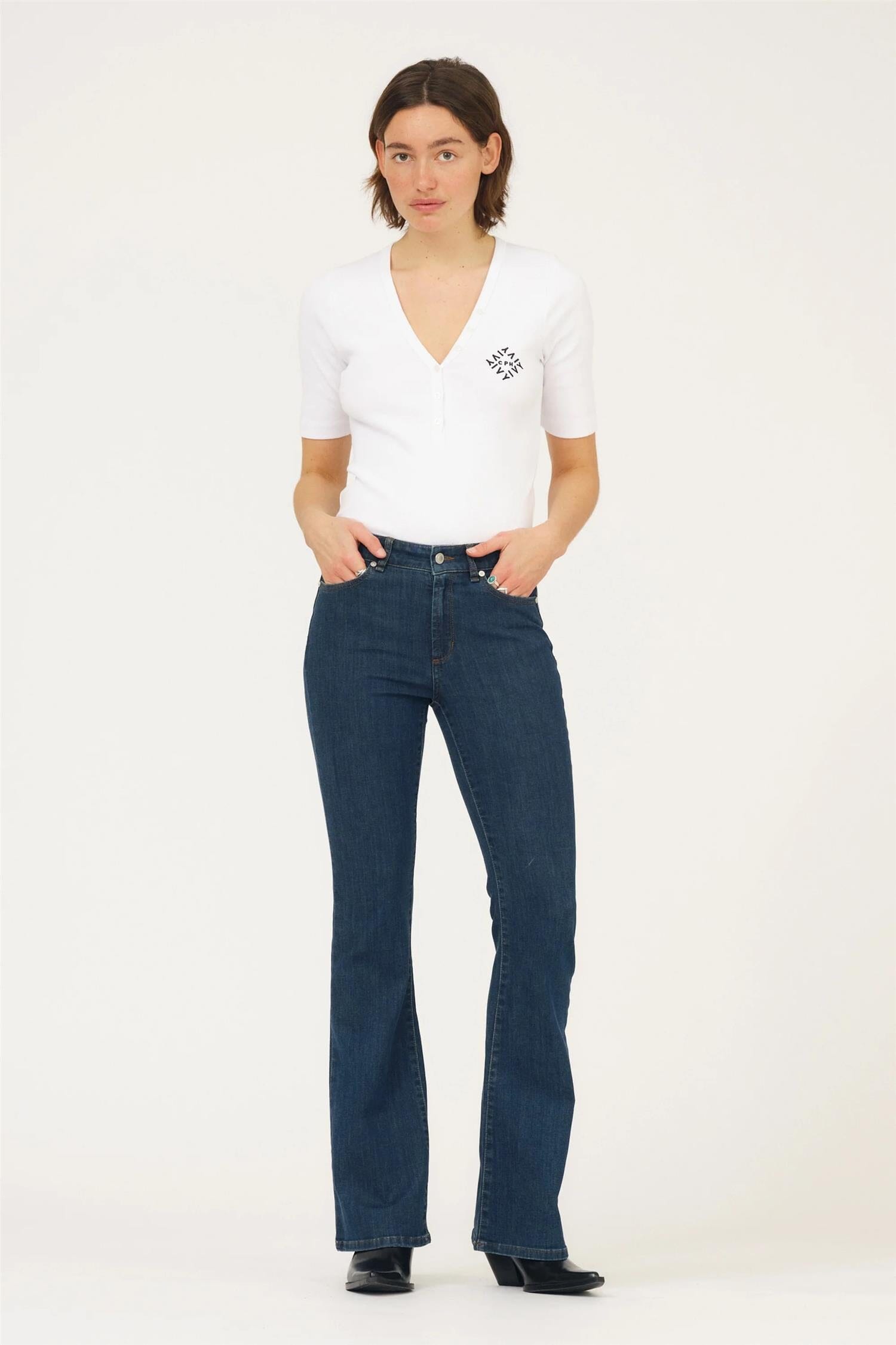 Ivy Copenhagen Tara Jeans Wash Excl. Blue Denim Blue Bukse