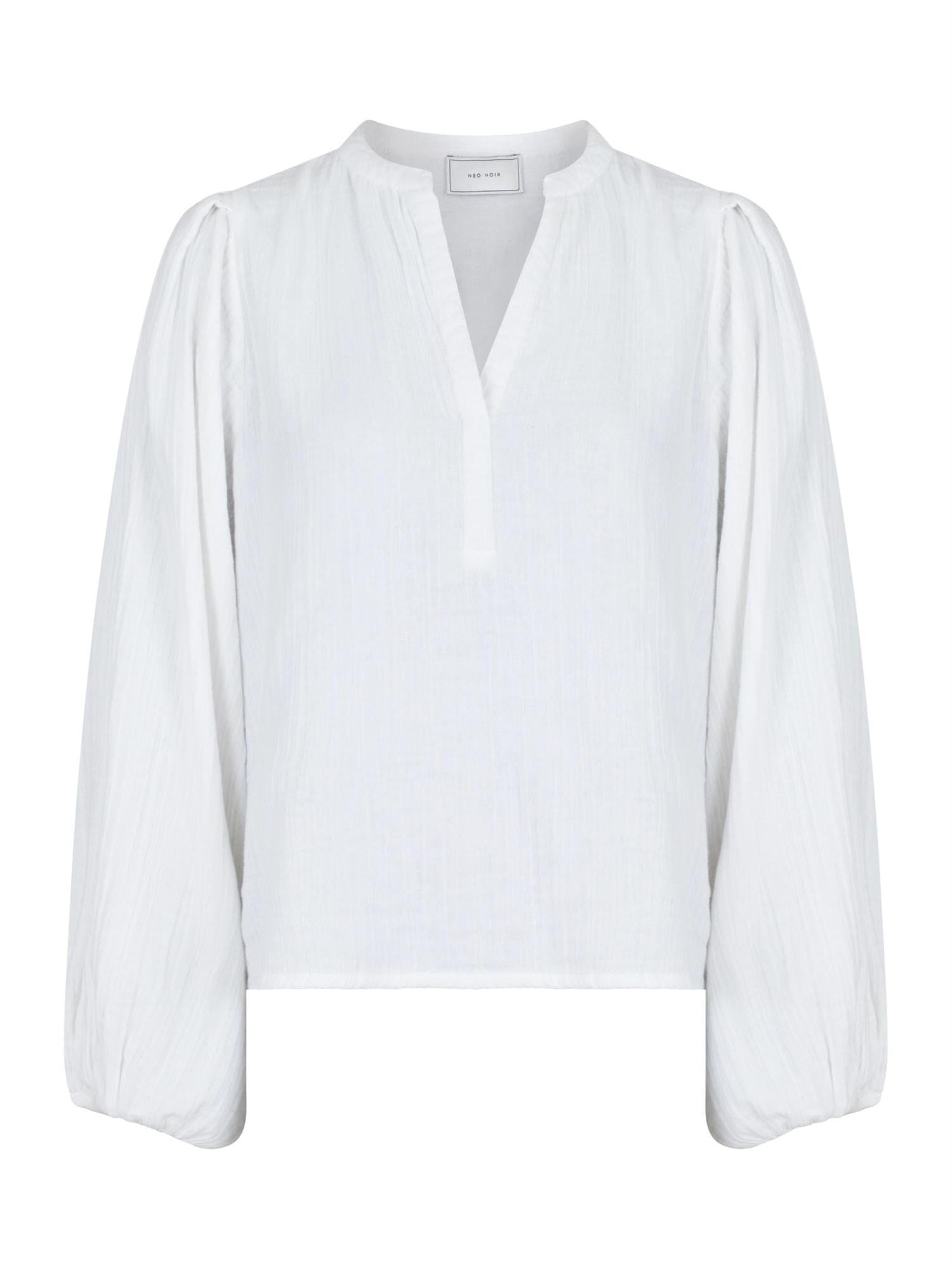 Neo Noir Mimmi Gauze Blouse White Bluse