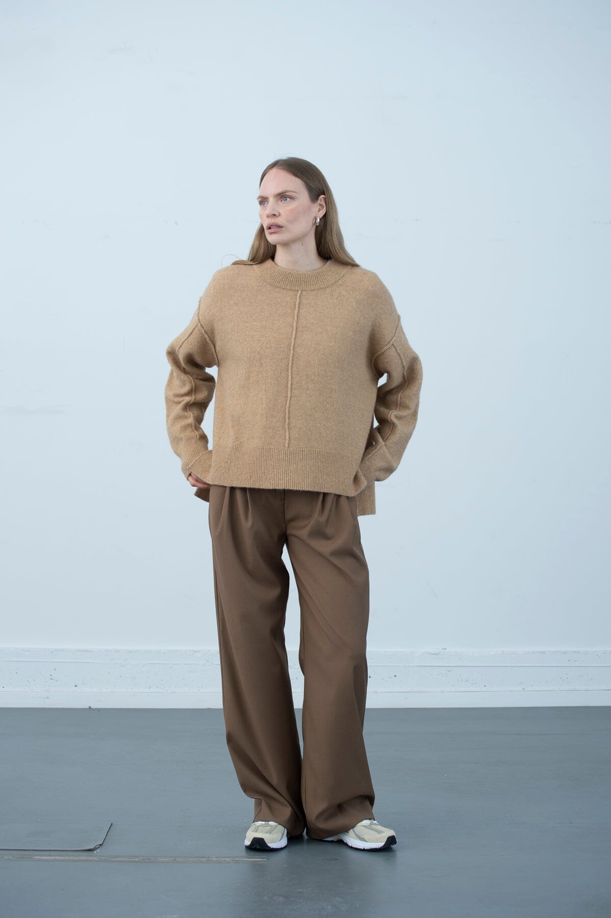 ArnieSays: Alarice Camel Melange Genser