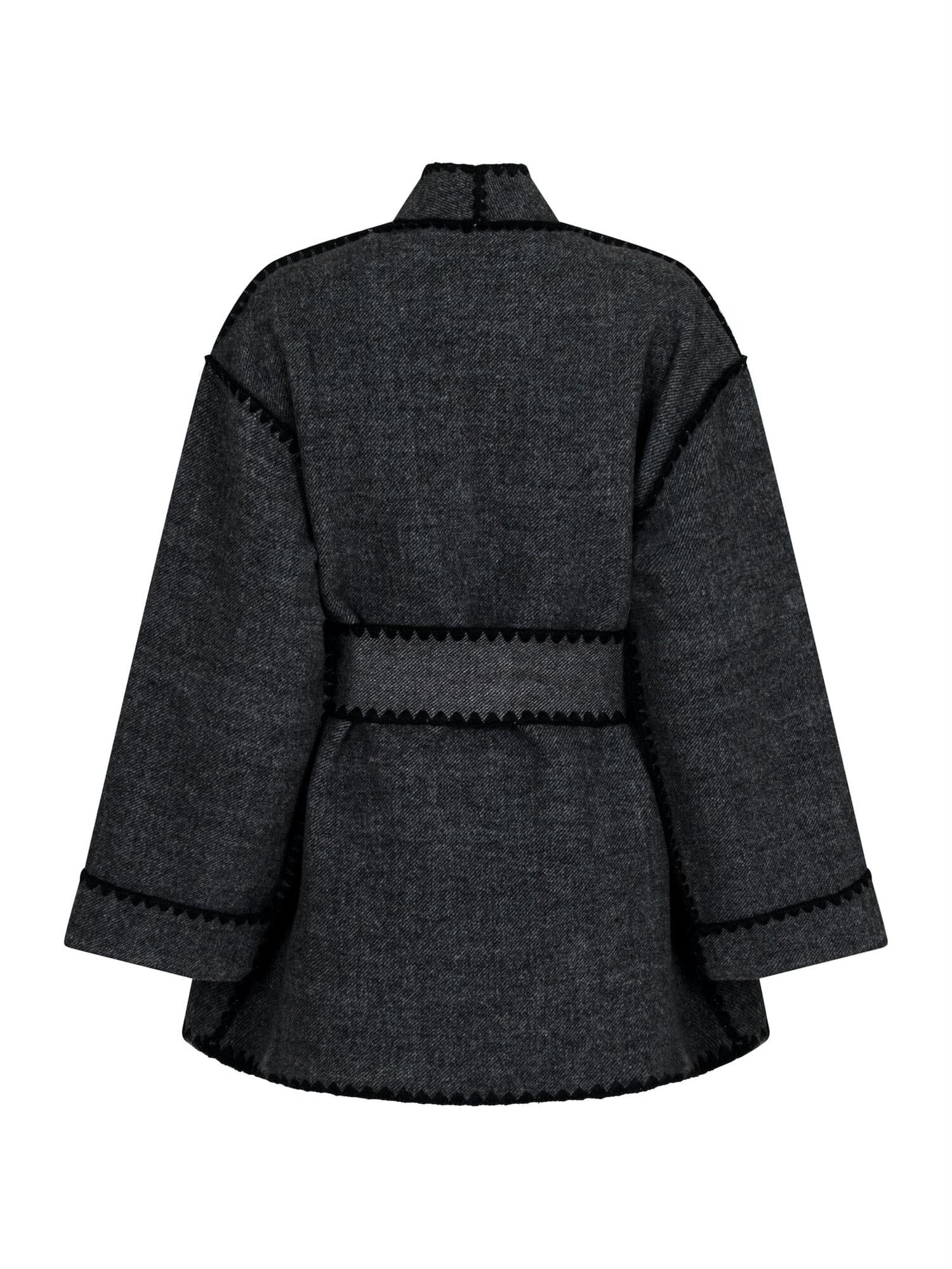 Neo Noir Frenchie Wool Jacket Black Ytterplagg