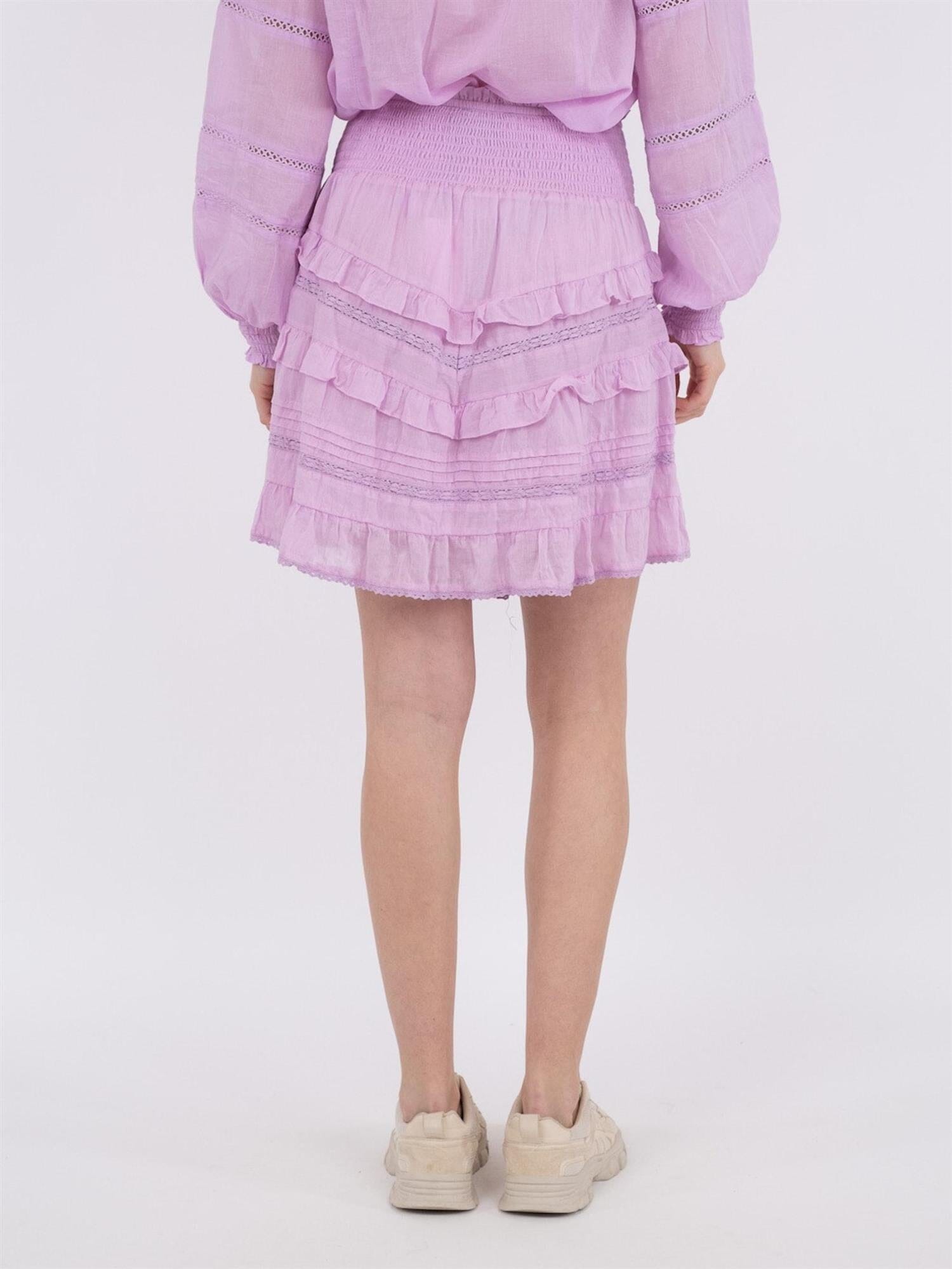 Neo Noir Donna S Voile Skirt Rose Skjørt