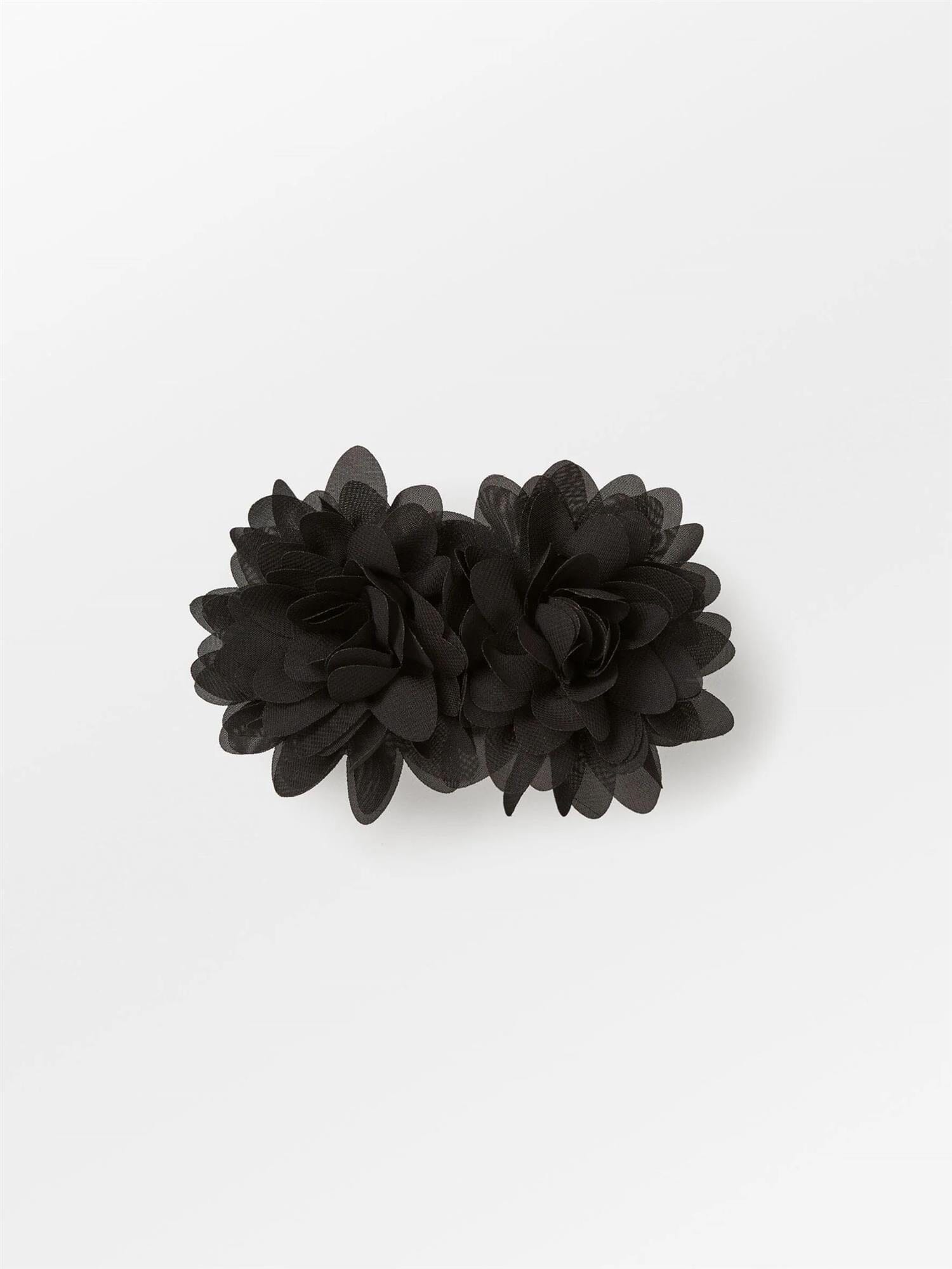 Beck Söndergaard Arabella Flower Hair Clip Black Tilbehør