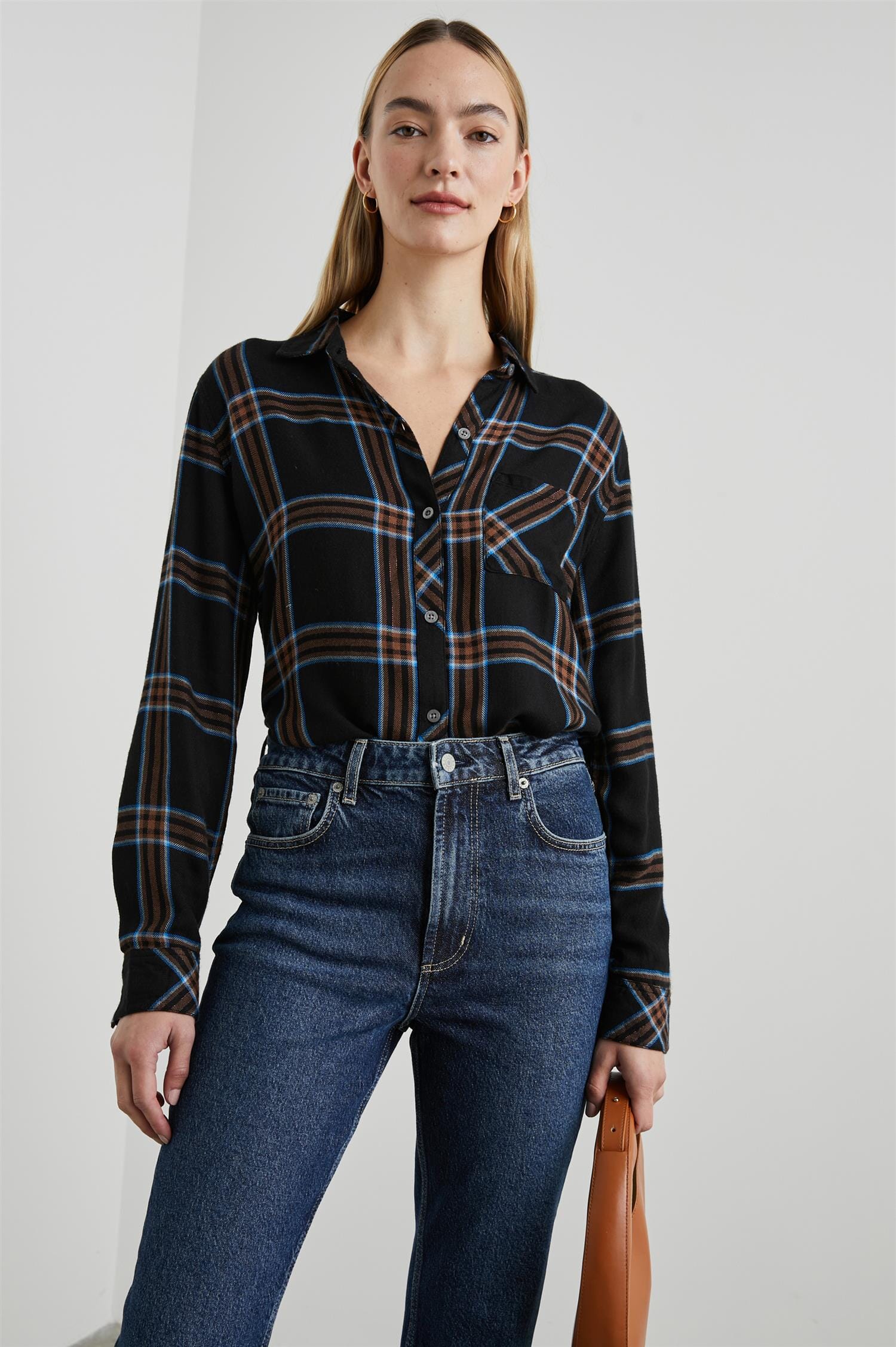 Rails Hunter Cobalt Chestnut Skjorte
