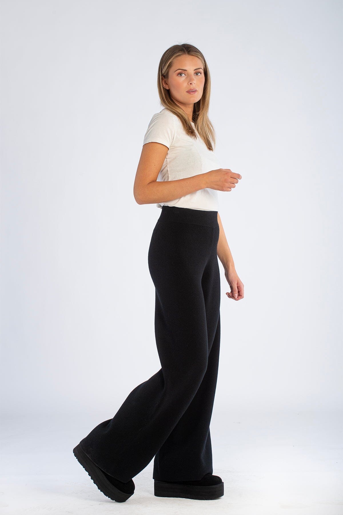 Iben Serge Pants Black Bukse