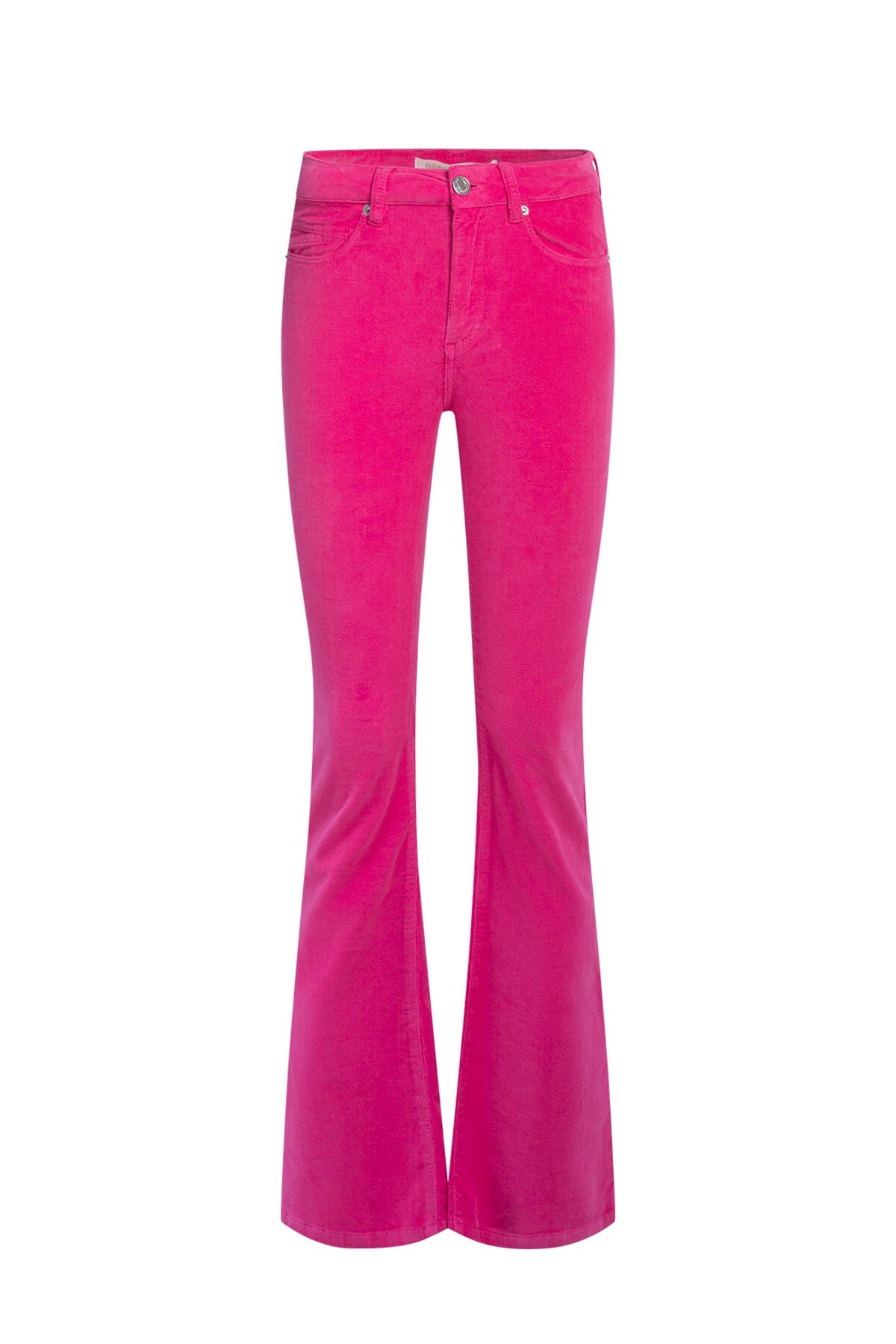 Paragon High Rise Flared Cord Strong Pink Bukse