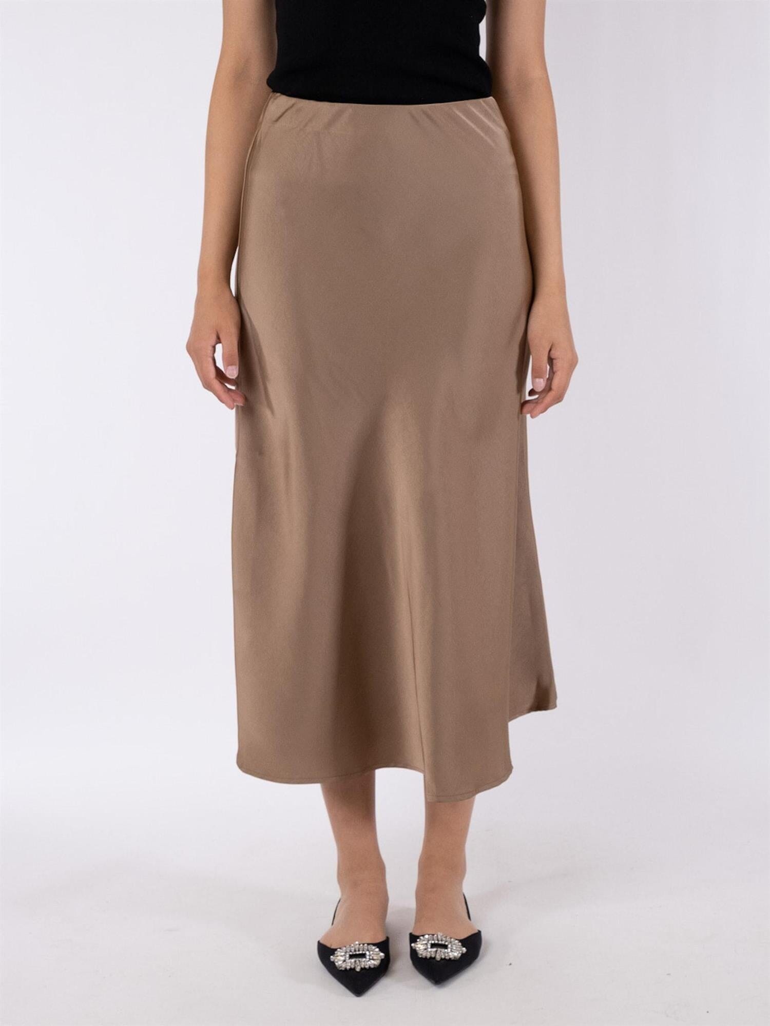 Neo Noir Bovary Skirt Dark Taupe Skjørt