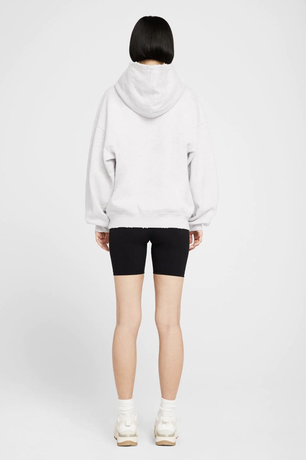 Anine Bing Harvey Sweatshirt Grey Melange Genser