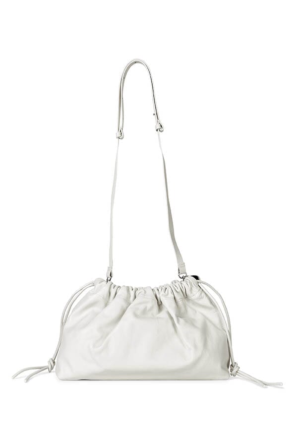 Second Female Smooth Leather Bag Vaporous White Tilbehør