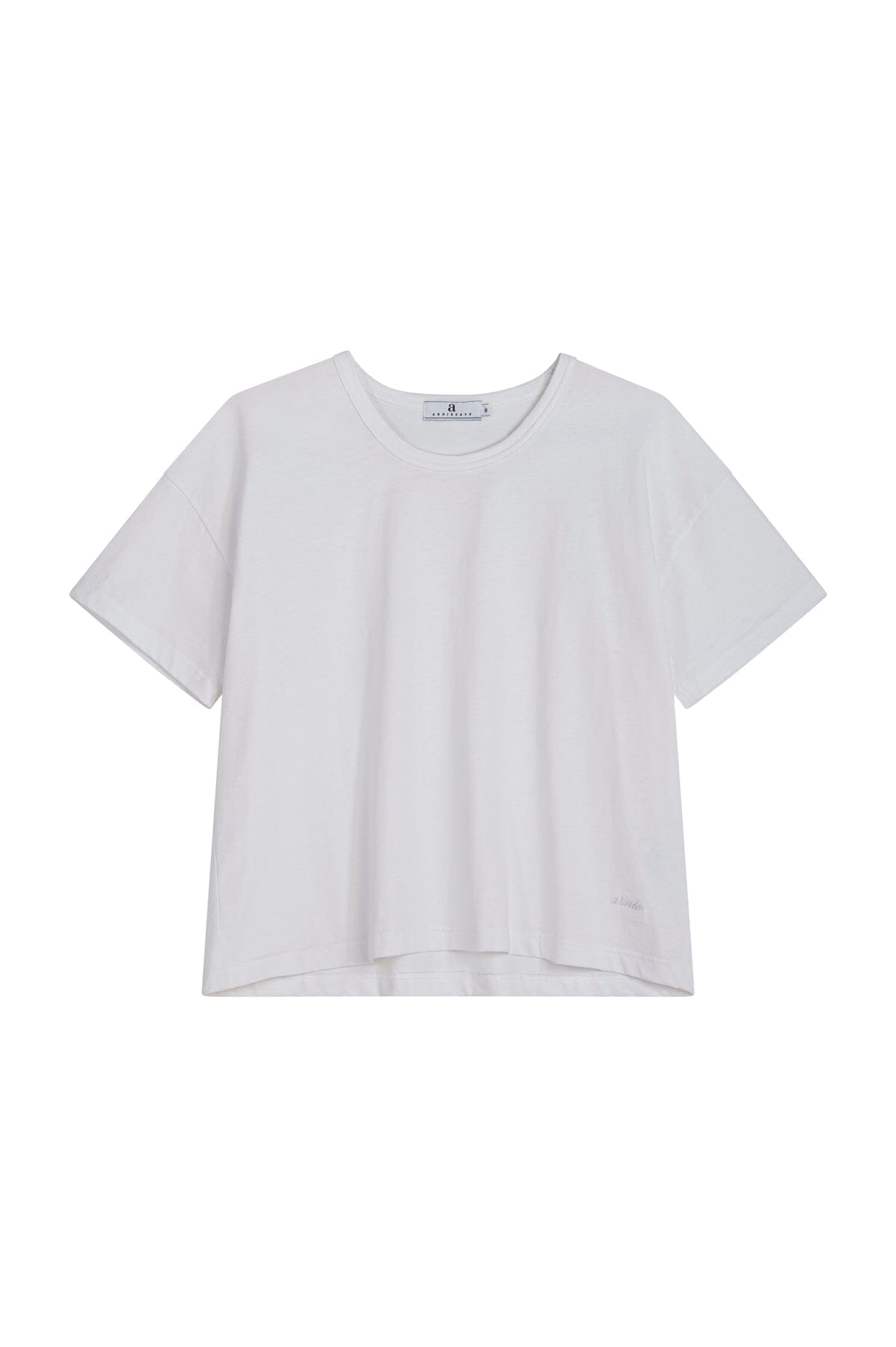 ArnieSays: Melis Cotton Basic White T-shirt