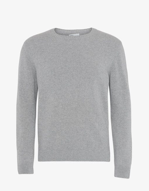 Colorful Standard Classic Merino Wool Crew Heather Grey Genser