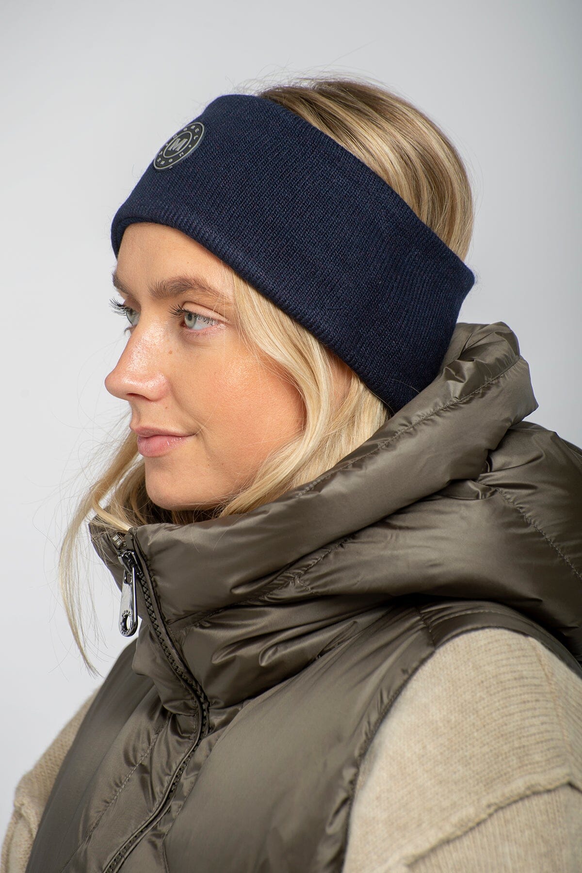 Monel Meribel Headband Navy Hodeplagg