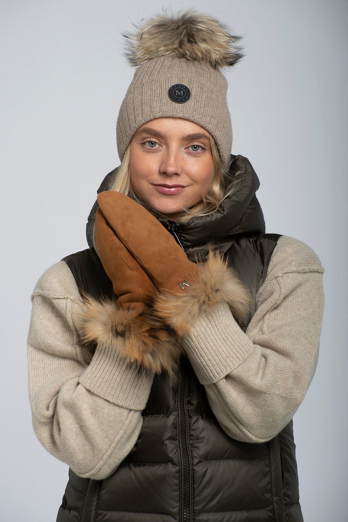 Monel Aspen Mitten Chestnut Tilbehør