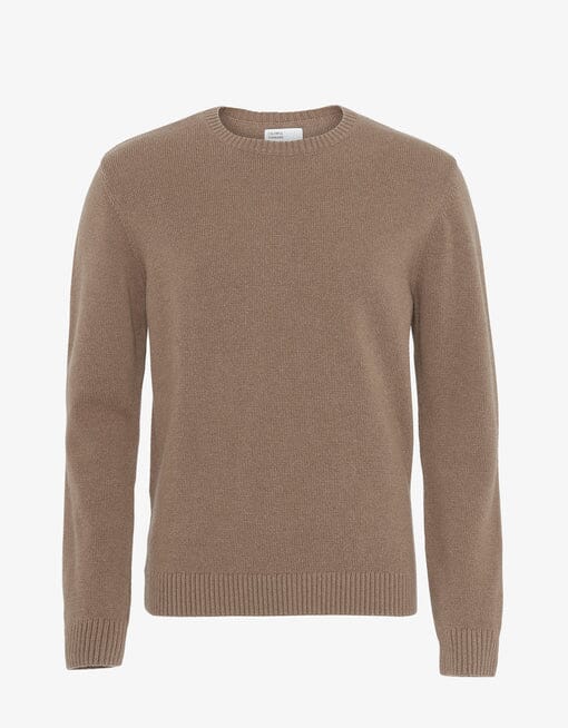 Colorful Standard Classic Merino Wool Crew Warm Taupe Genser