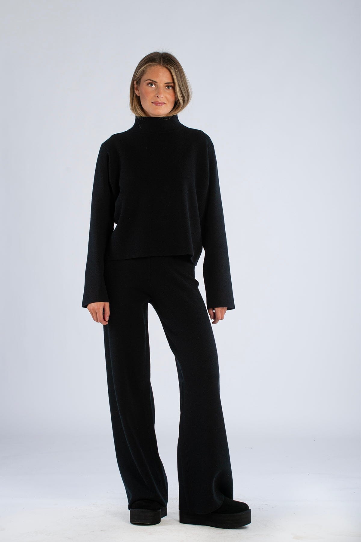 Iben Serge Pants Black Bukse