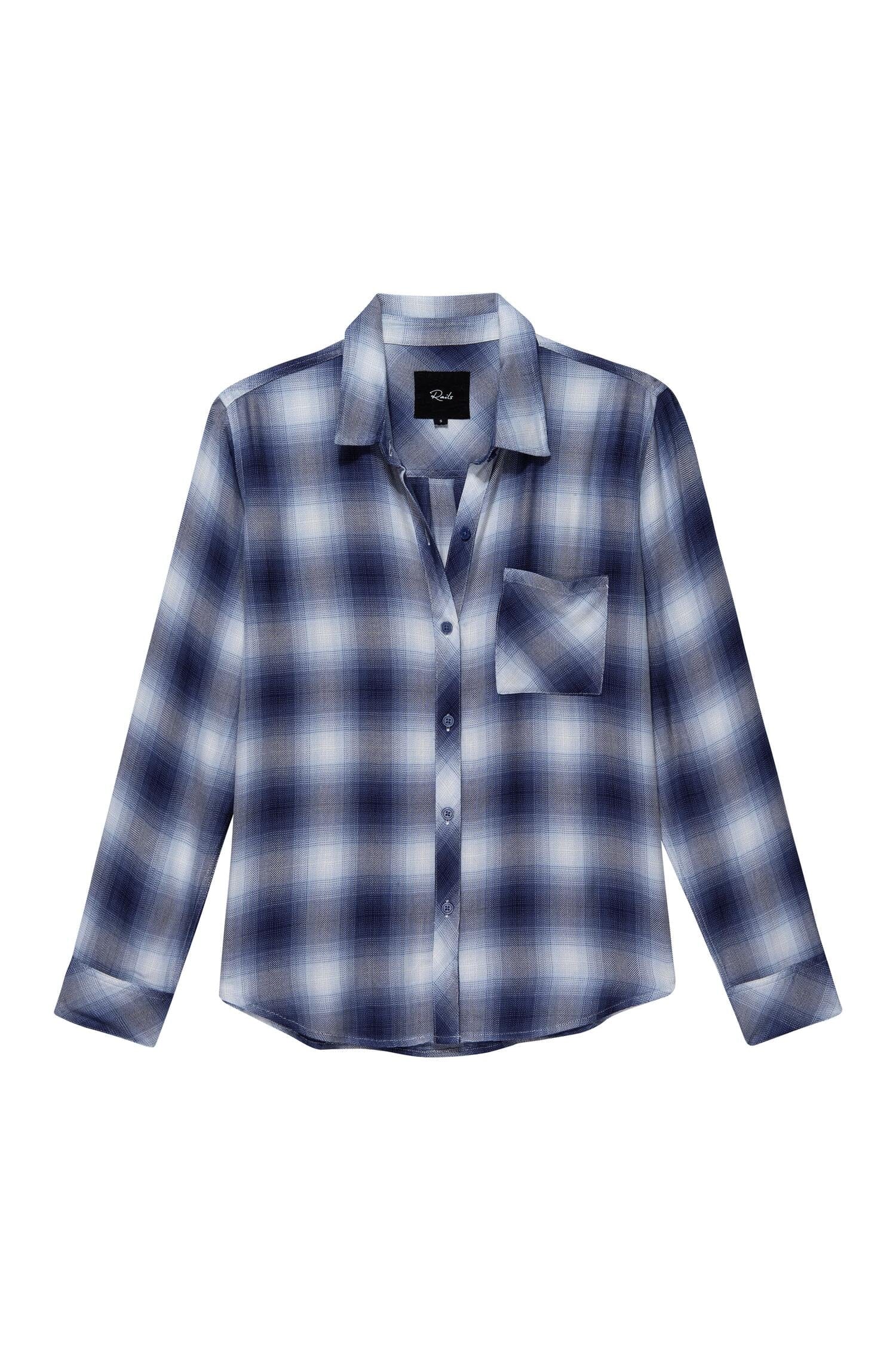 Rails Hunter Pacific Ivory Blue Skjorte